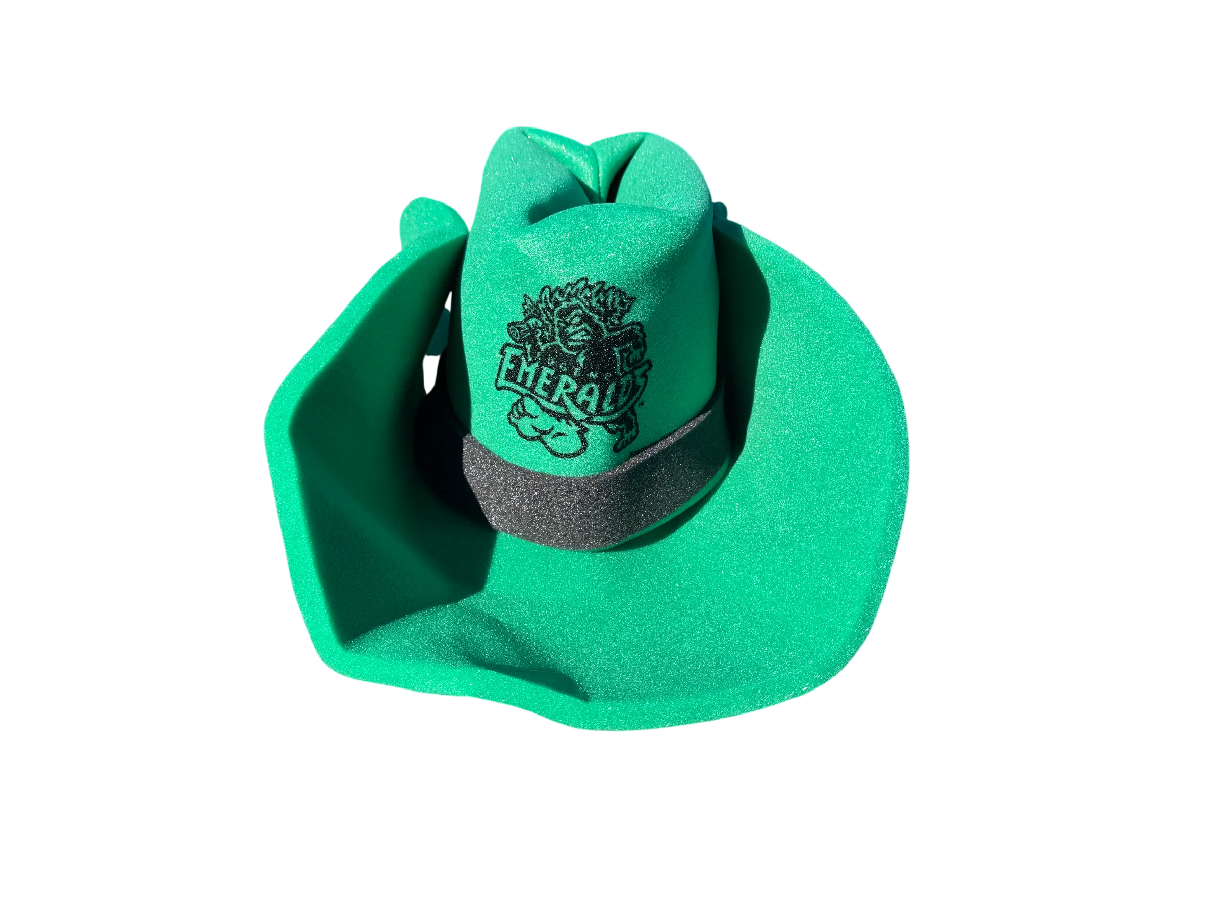 Eugene Emeralds Foam Cowboy Hat - Image 2