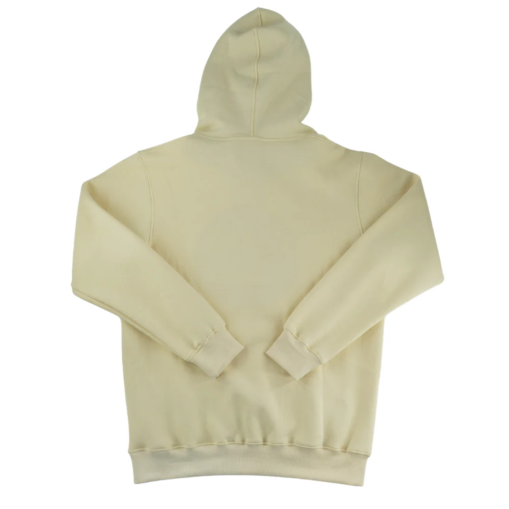 Eugene Emeralds Official League Cream Vintage Ems Embroidered Hoodie - Image 2