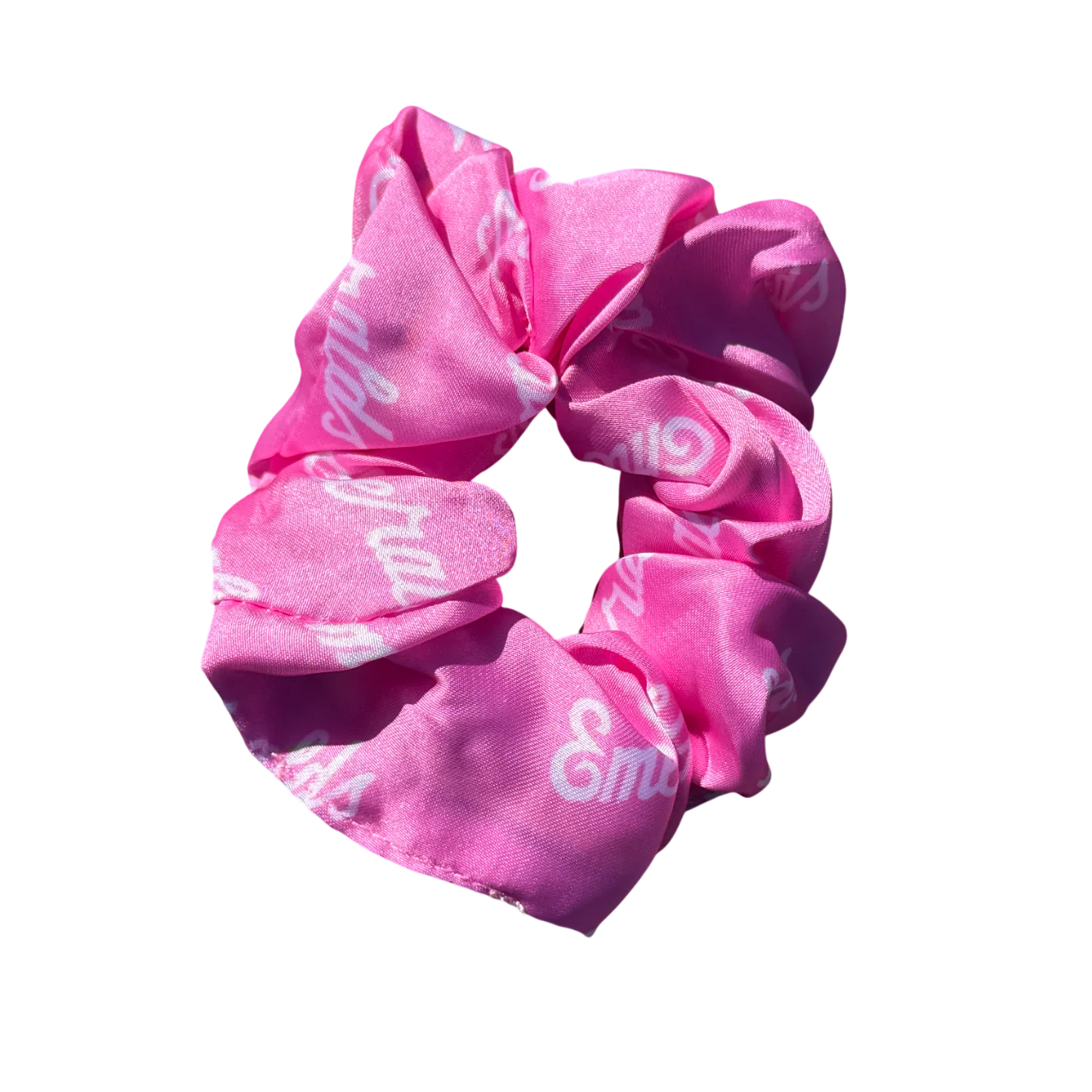 Eugene Emeralds Pink Scrunchie