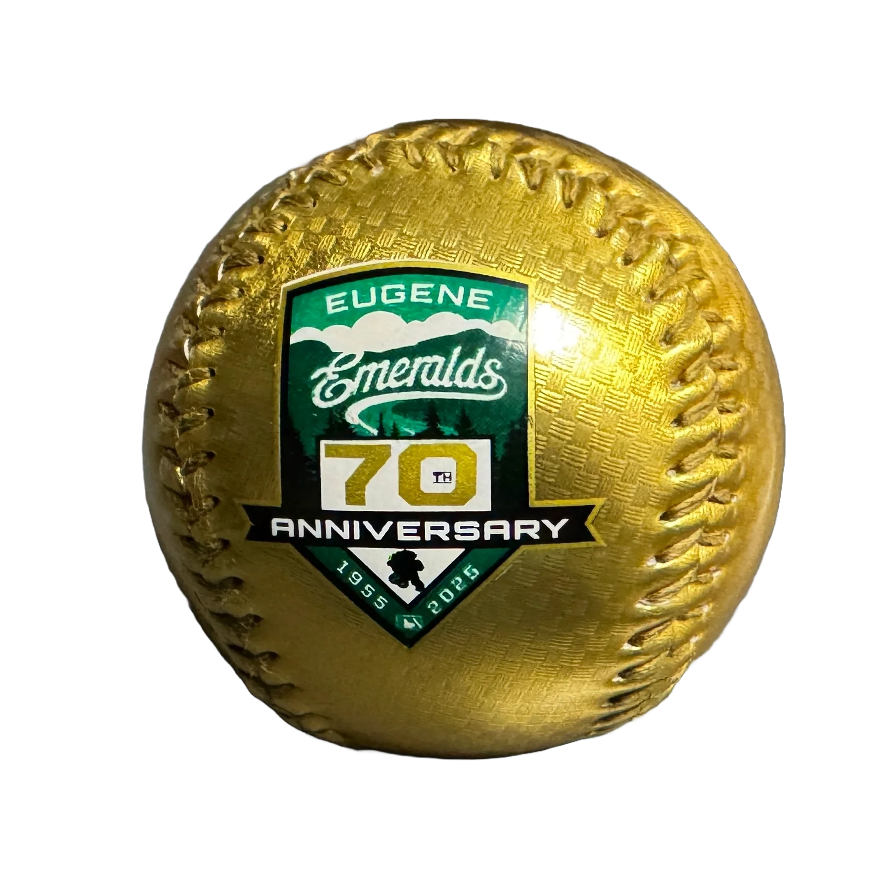 Eugene Emeralds Rawlings Gold Baseball