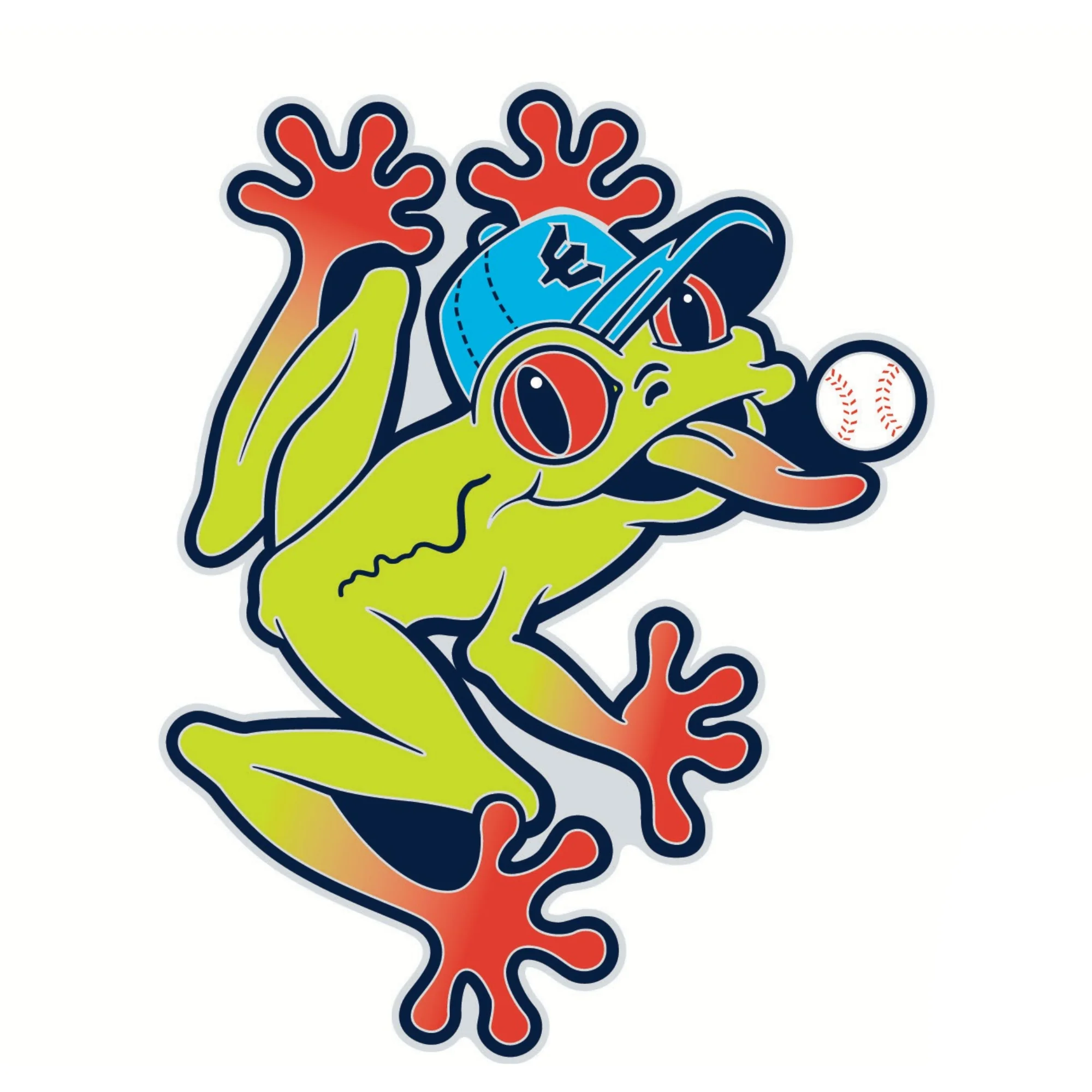 Everett AquaSox Frog Pin