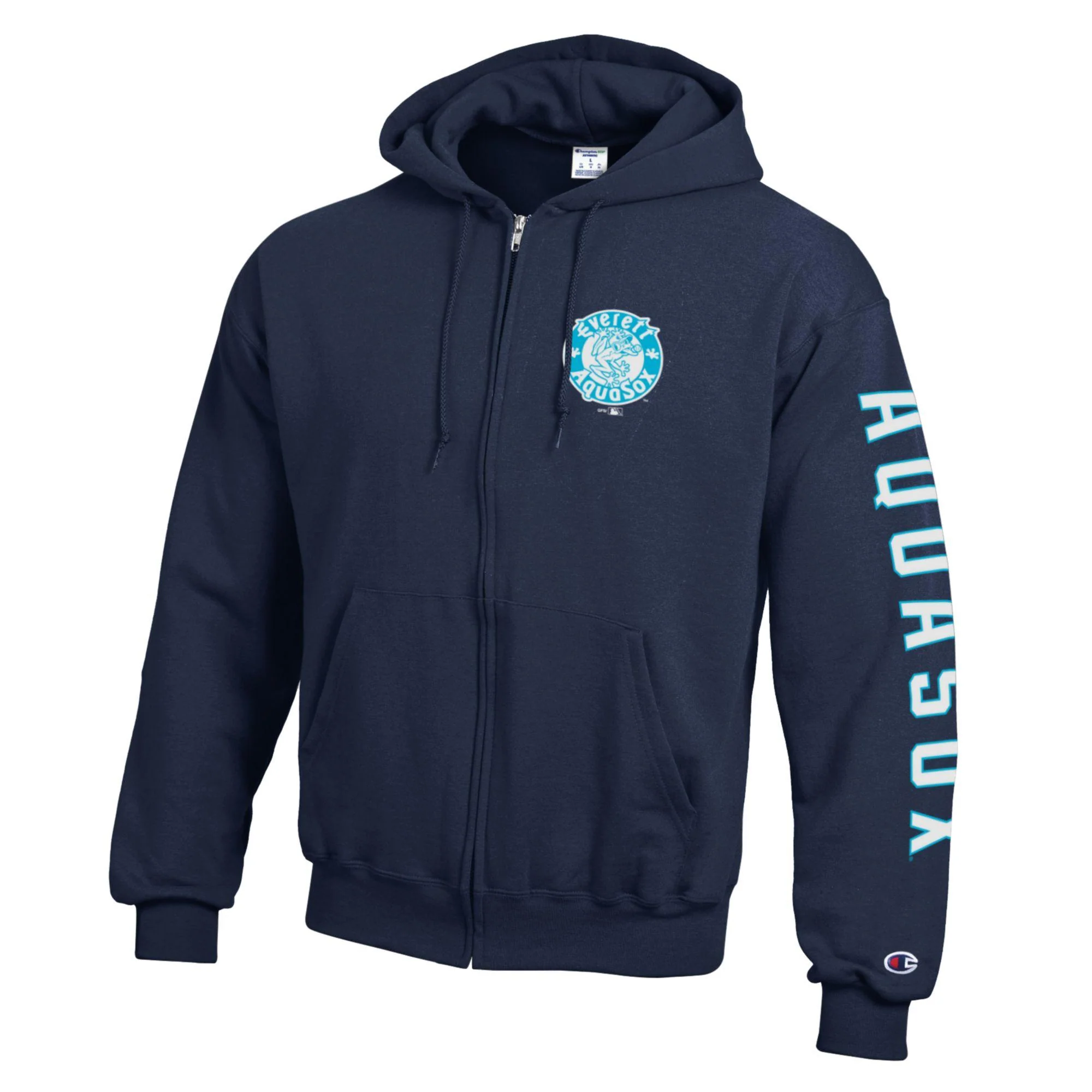 Everett AquaSox Full Zip Champion Hoodie