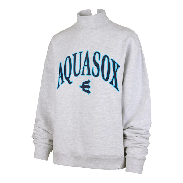Everett AquaSox Ladies Mock Neck Pullover