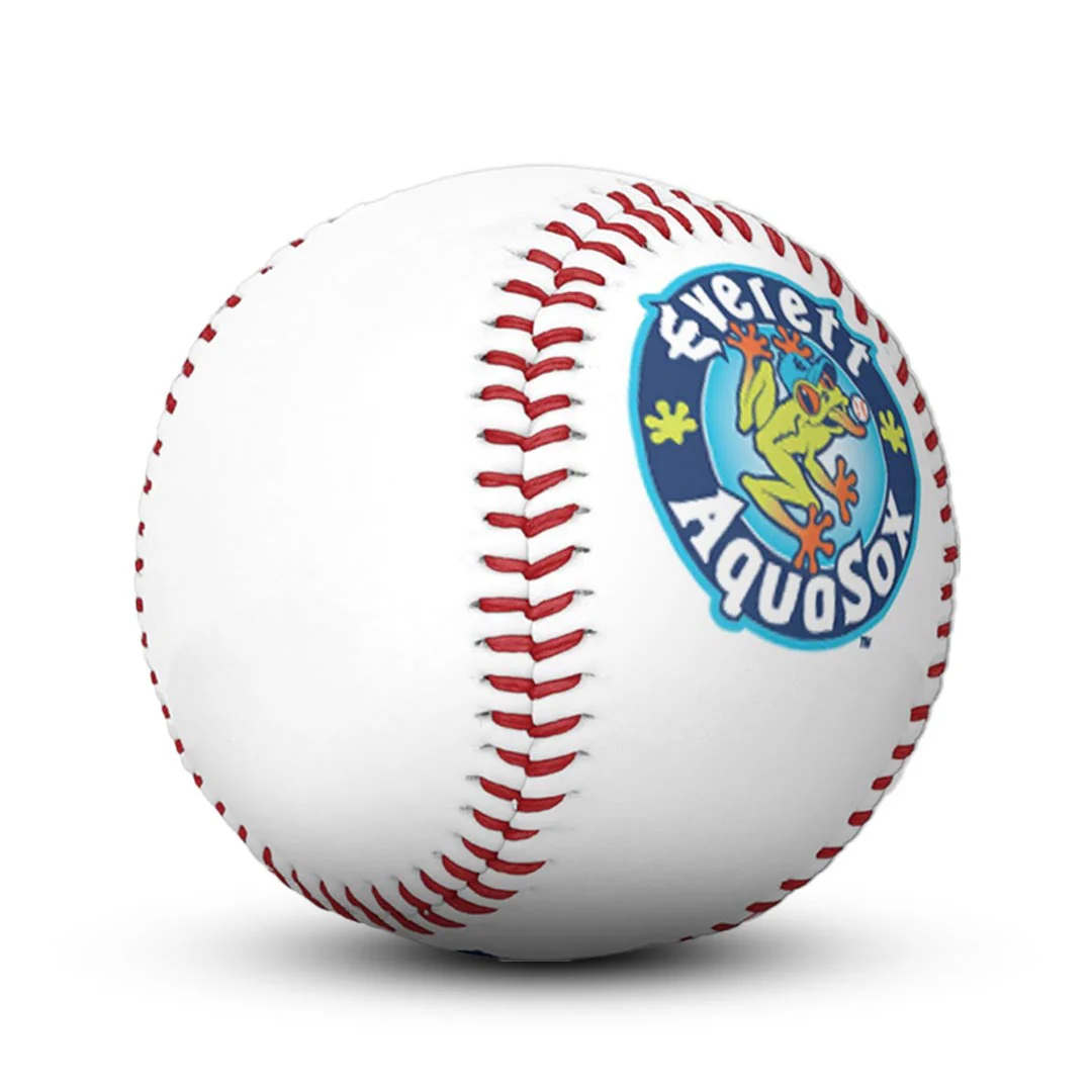 Everett AquaSox Primary Logo Baseball