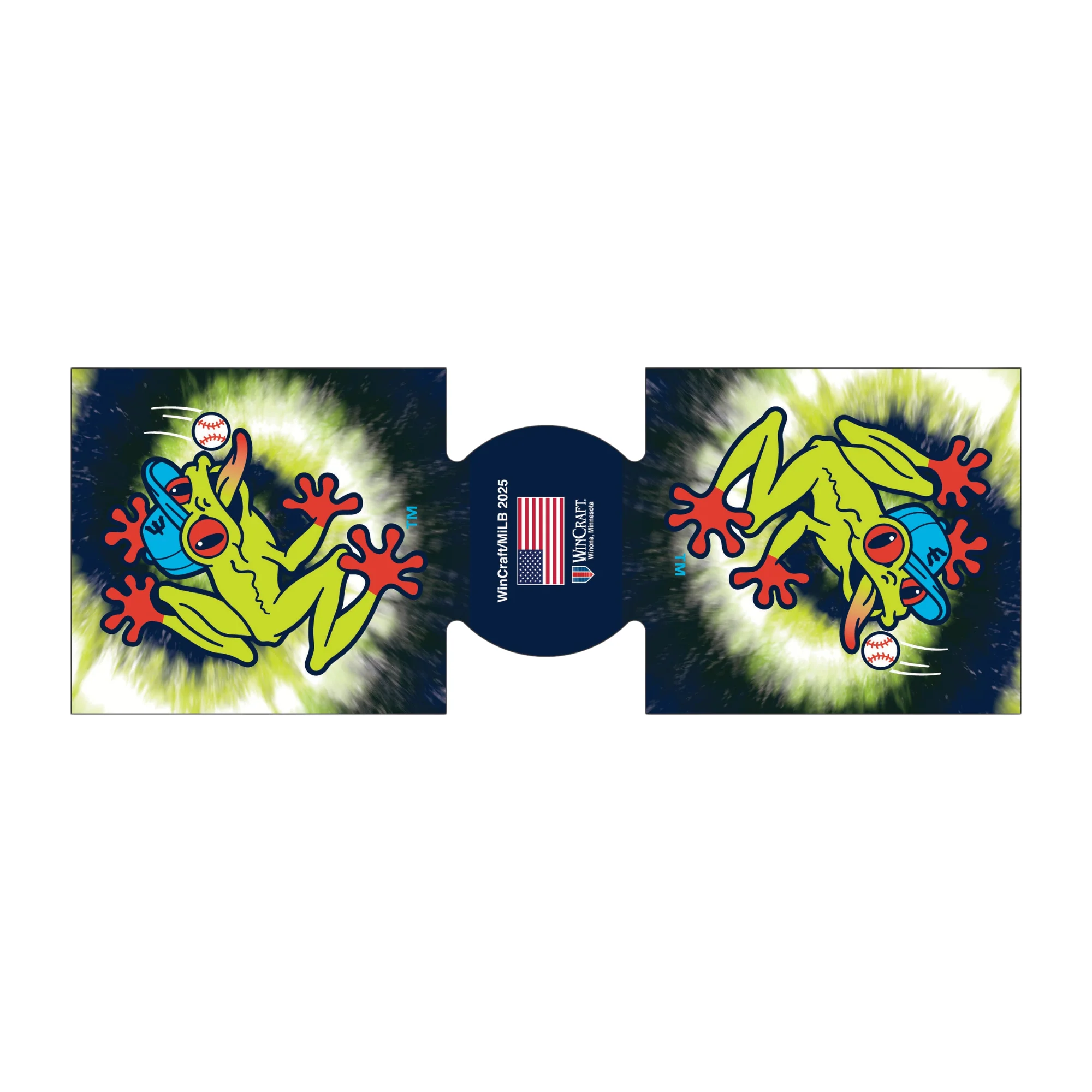 Everett AquaSox Tie Dye Koozie - Image 2
