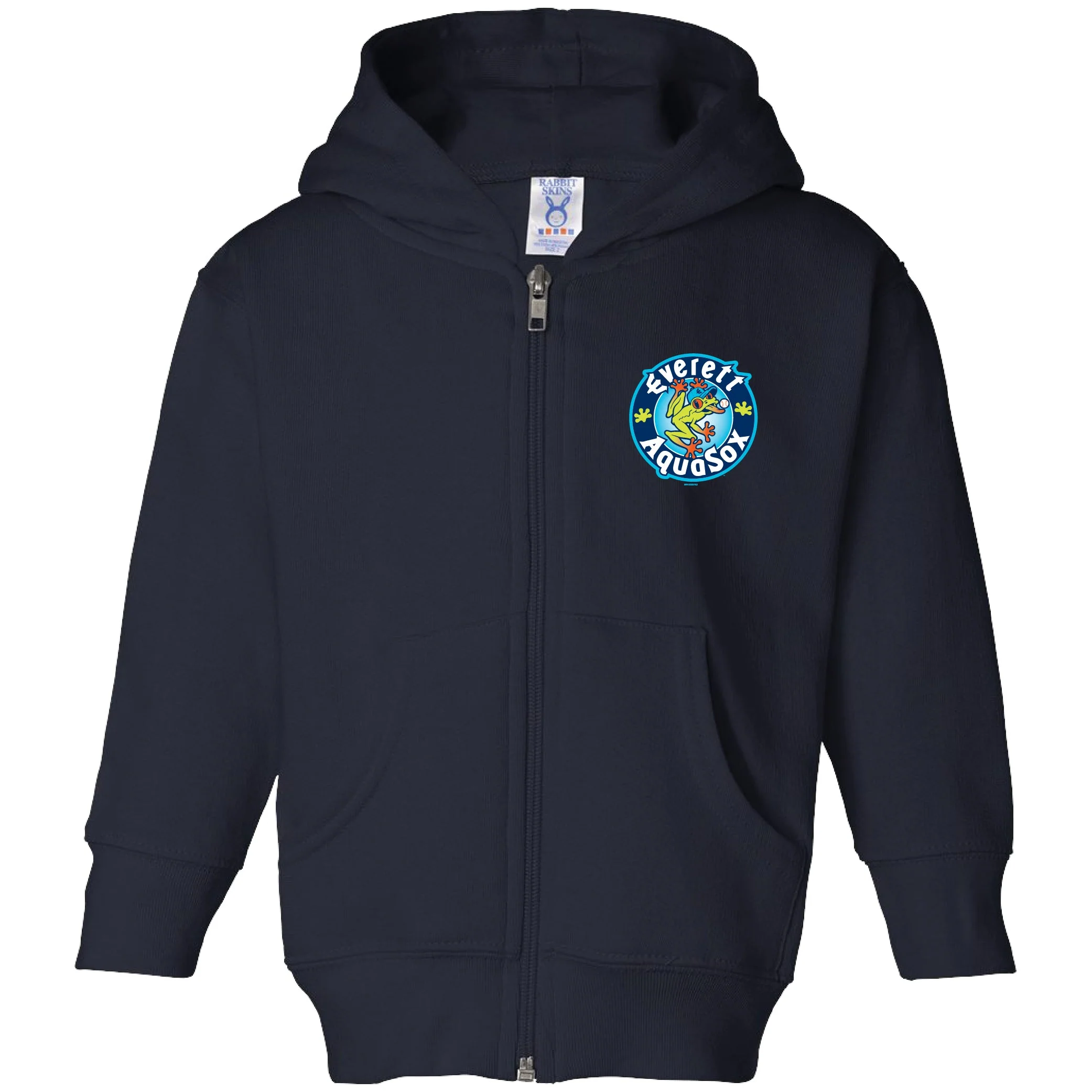 Everett AquaSox Toddler Primary Logo Full Zip