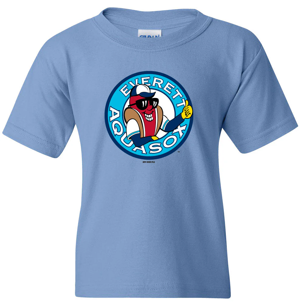 Everett AquaSox Youth Frank the Hot Dog Tee