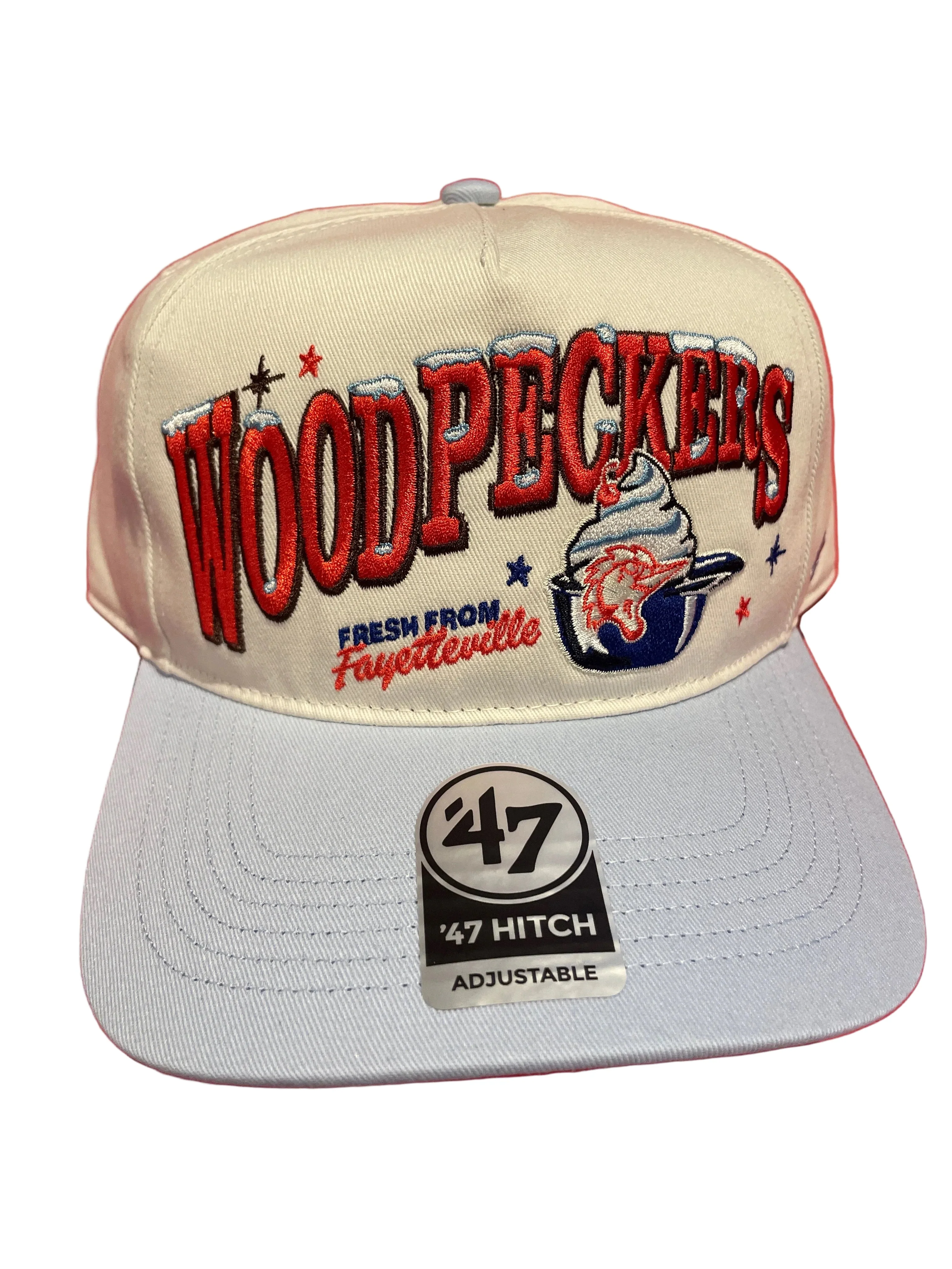 Fayetteville Woodpeckers 47Brand Parlor Hitch Cap