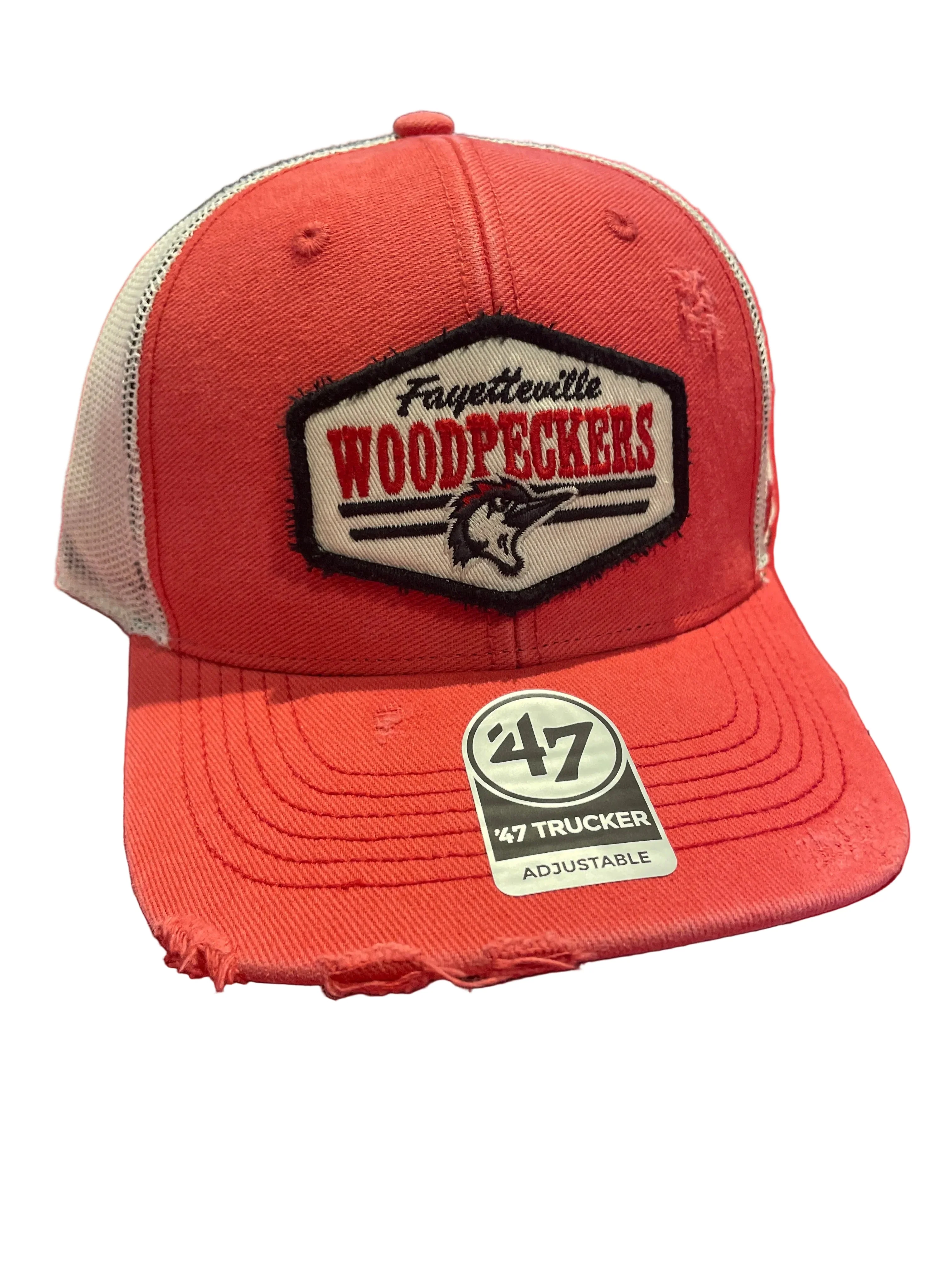 Fayetteville Woodpeckers 47Brand Salvage Trucker Cap
