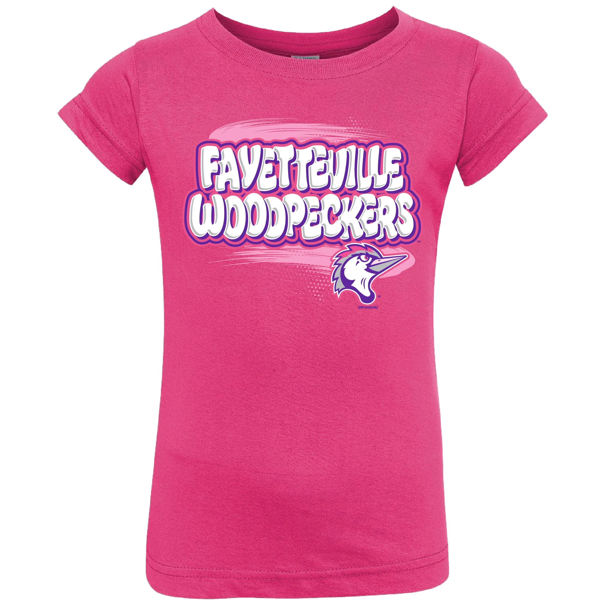 Fayetteville Woodpeckers Bimm RIdder Toddler Limestone T-shirt