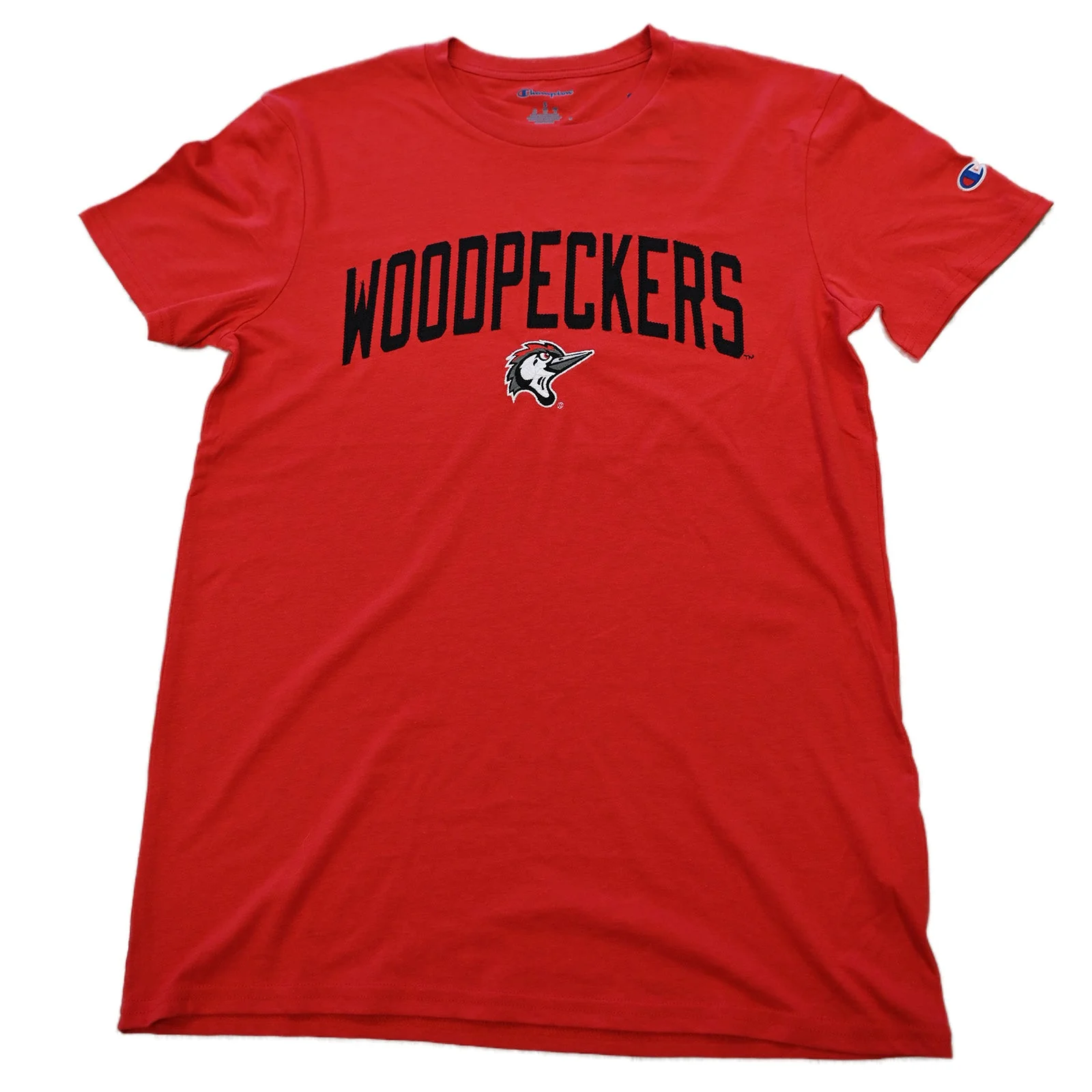 Fayetteville Woodpeckers Champion Men's Red Stadium T-shirt