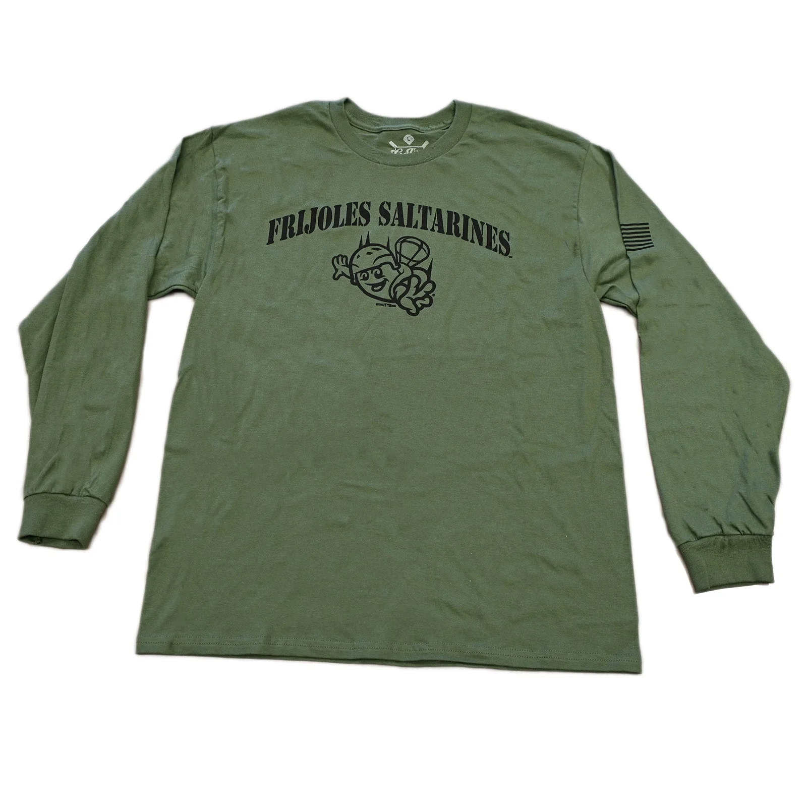 Fayetteville Woodpeckers Go Teez Frijoles Saltarines Battalion Long Sleeve T-shirt