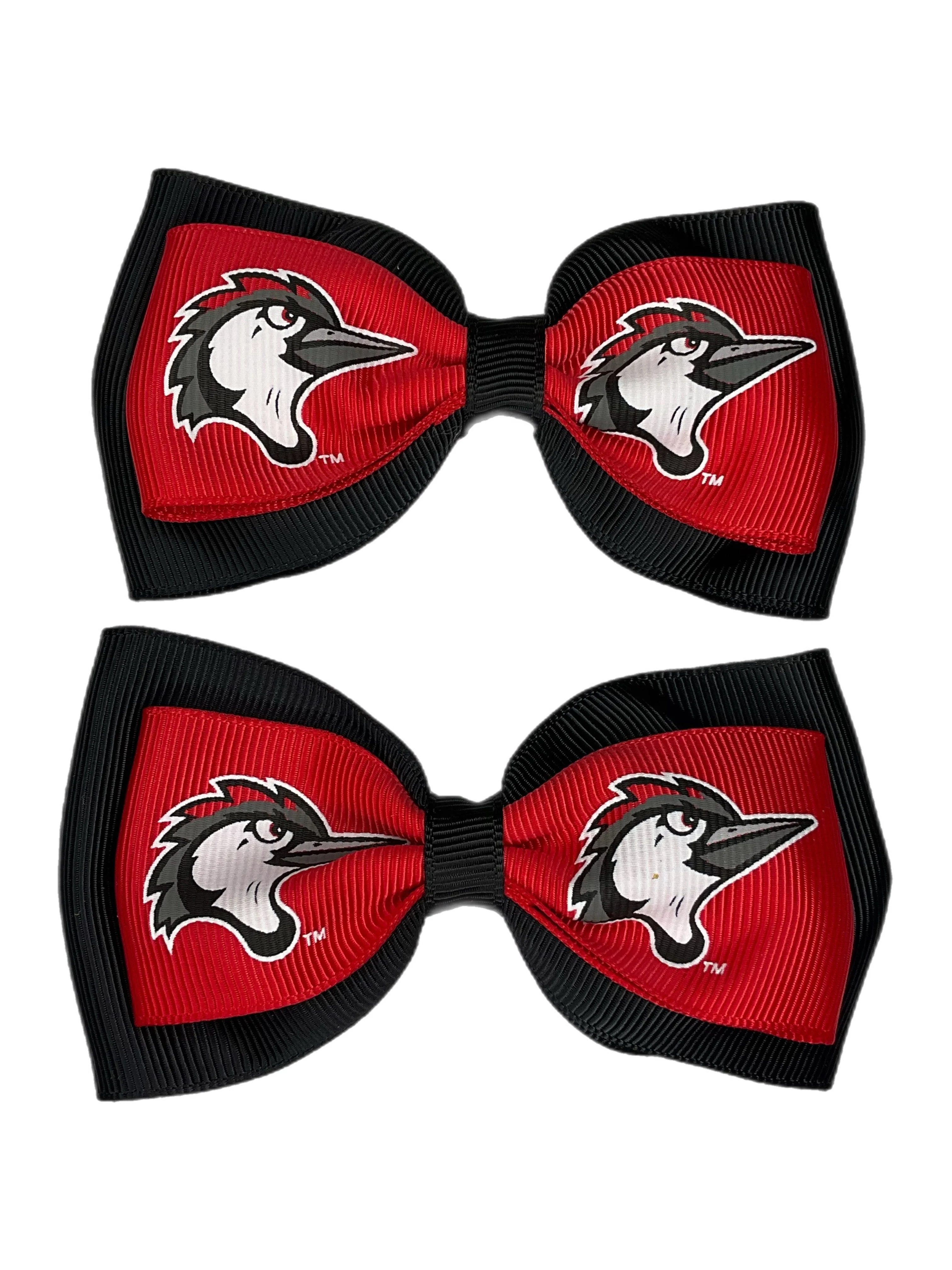 Fayetteville Woodpeckers LBows Pair Hair Bows
