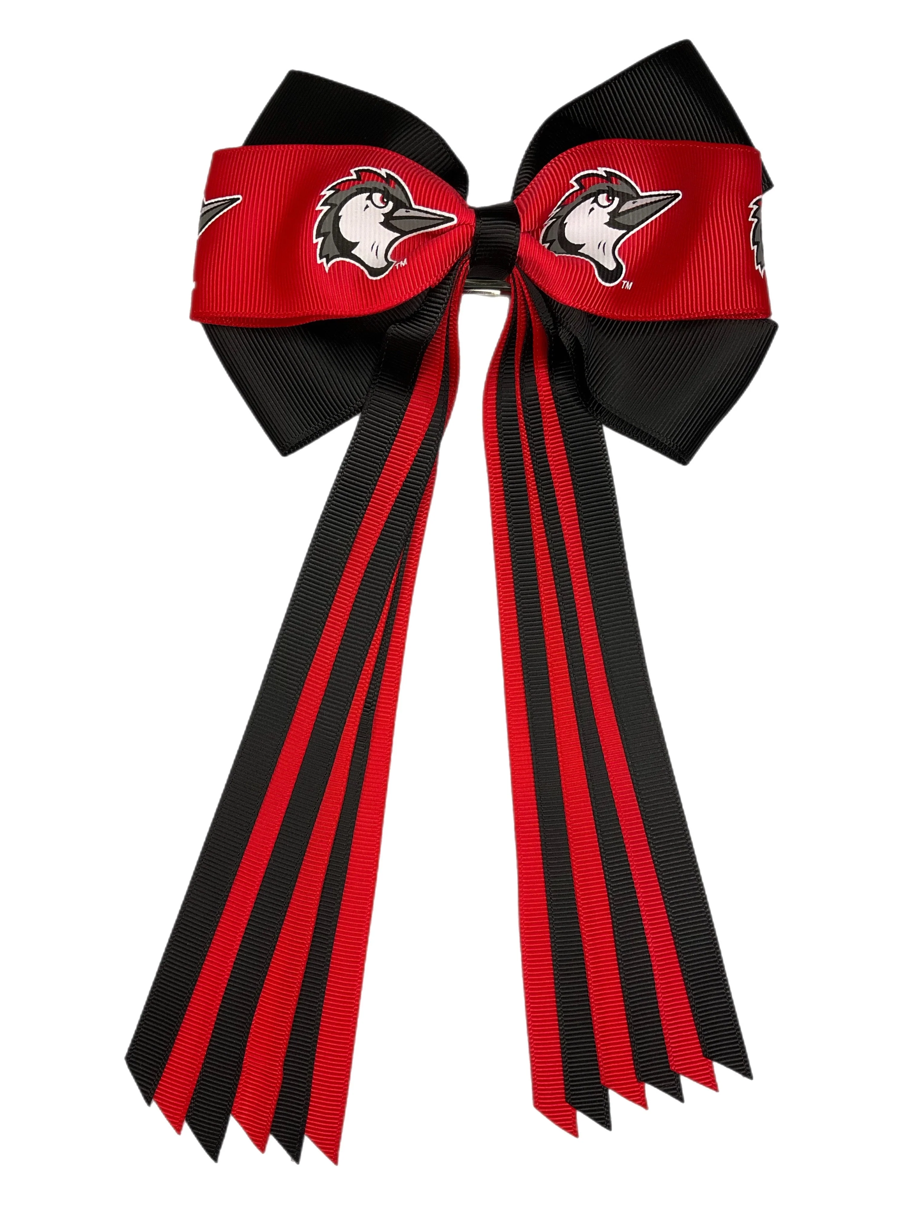 Fayetteville Woodpeckers LBows Streamer Hair Bow