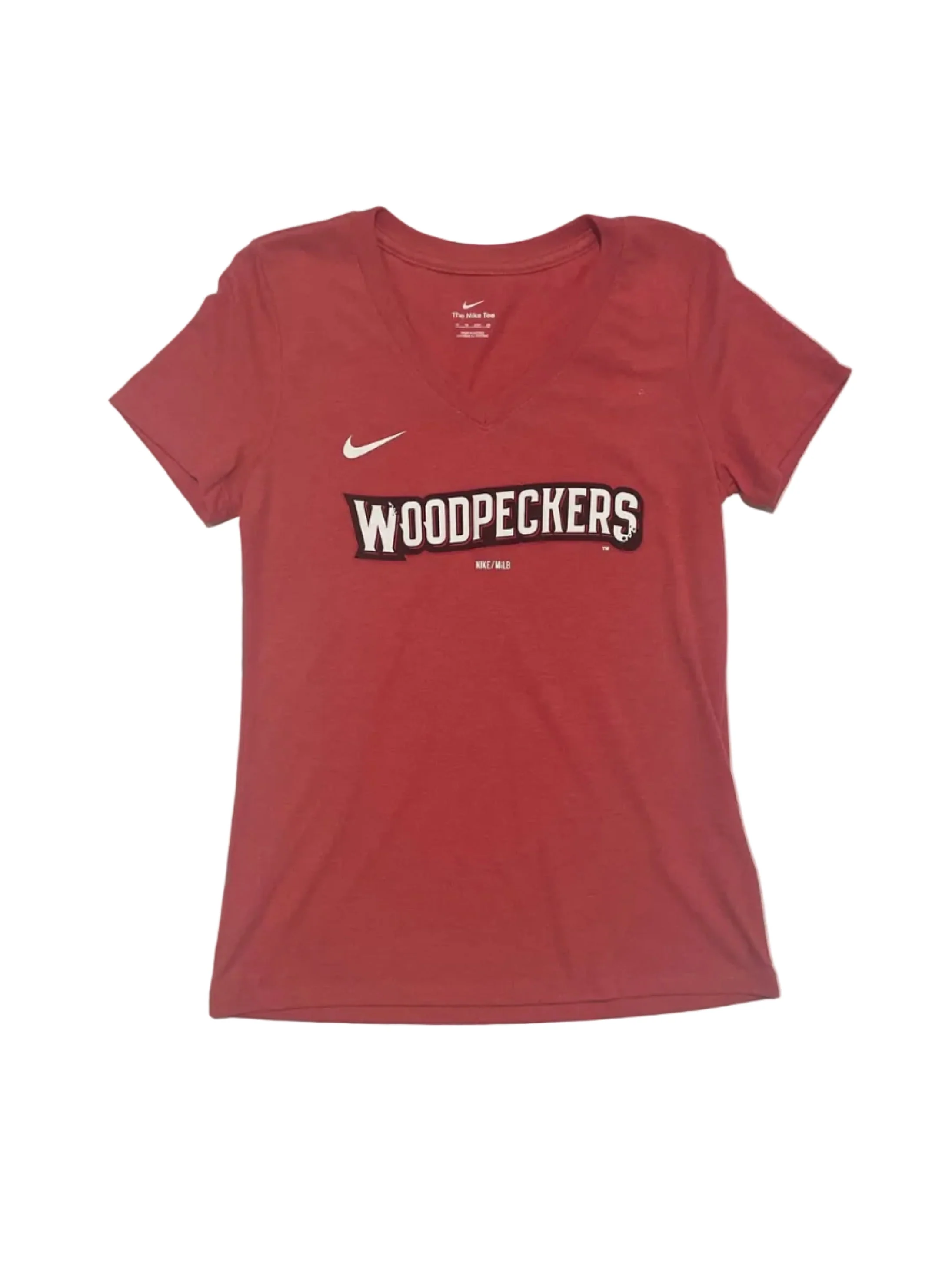 Fayetteville Woodpeckers Nike Women's Triblend V-neck T-shirt - Image 3