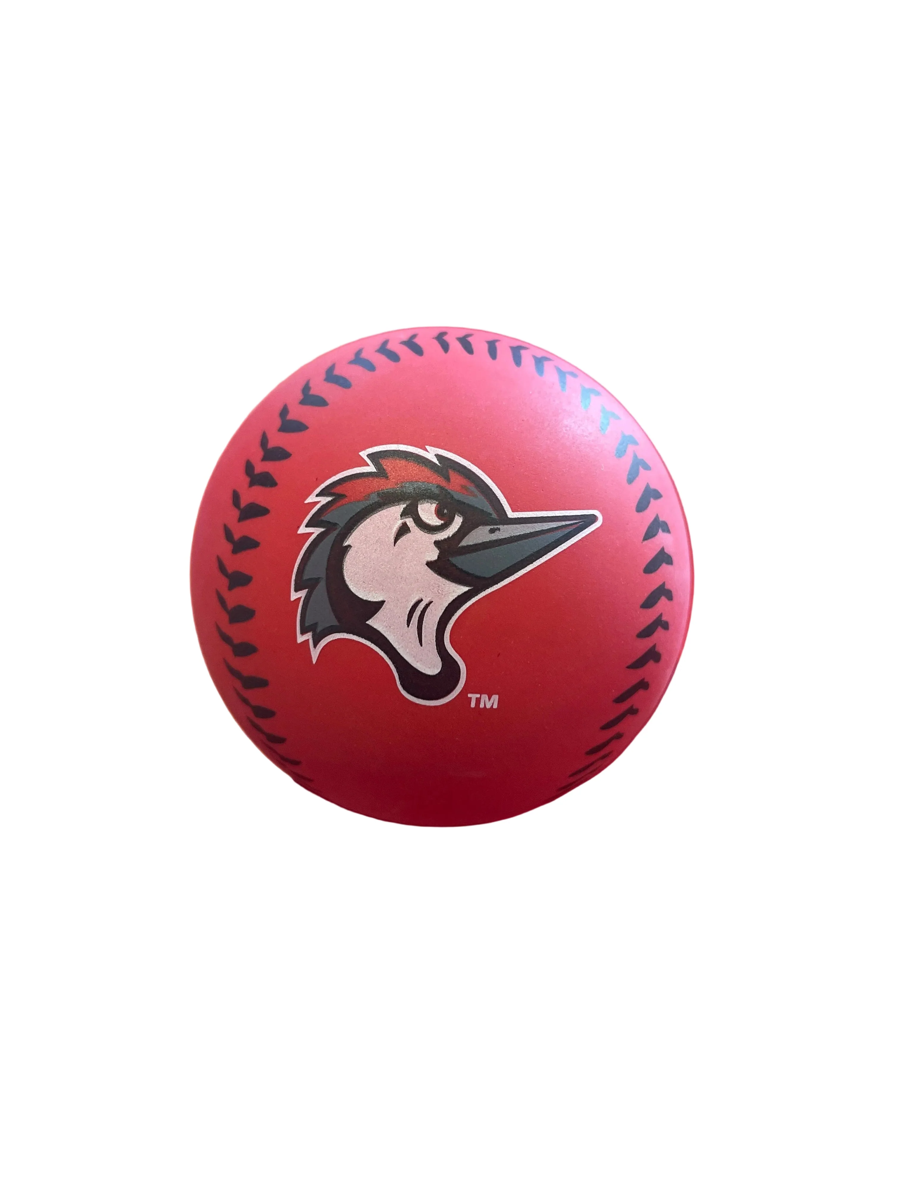 Fayetteville Woodpeckers Rawlings Red Home Cap Bouncy Ball