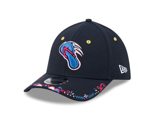 Flying Chanclas Navy 39Thirty Flex Fit Cap
