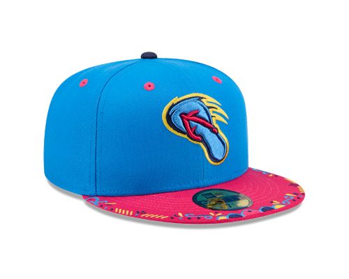 Flying Chanclas On-Field 59Fifty SW Blue/Pink Cap - Image 3