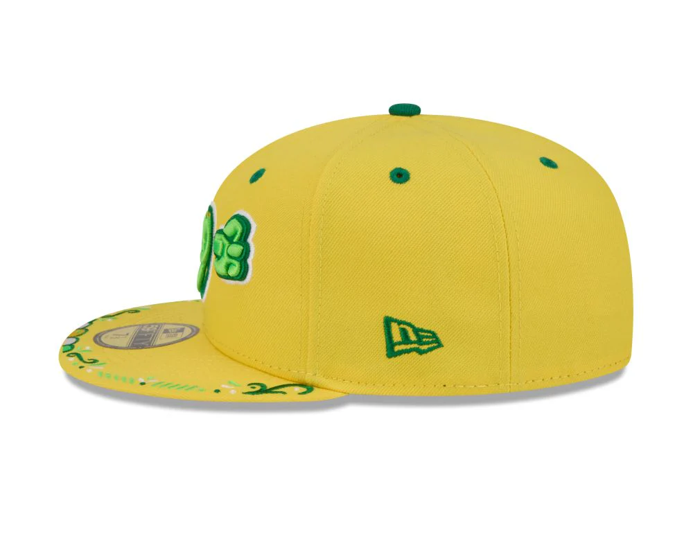 Fort Wayne Manzanas Luchadoras 2026 On-Field: 59FIFTY Yellow Cap - Image 5