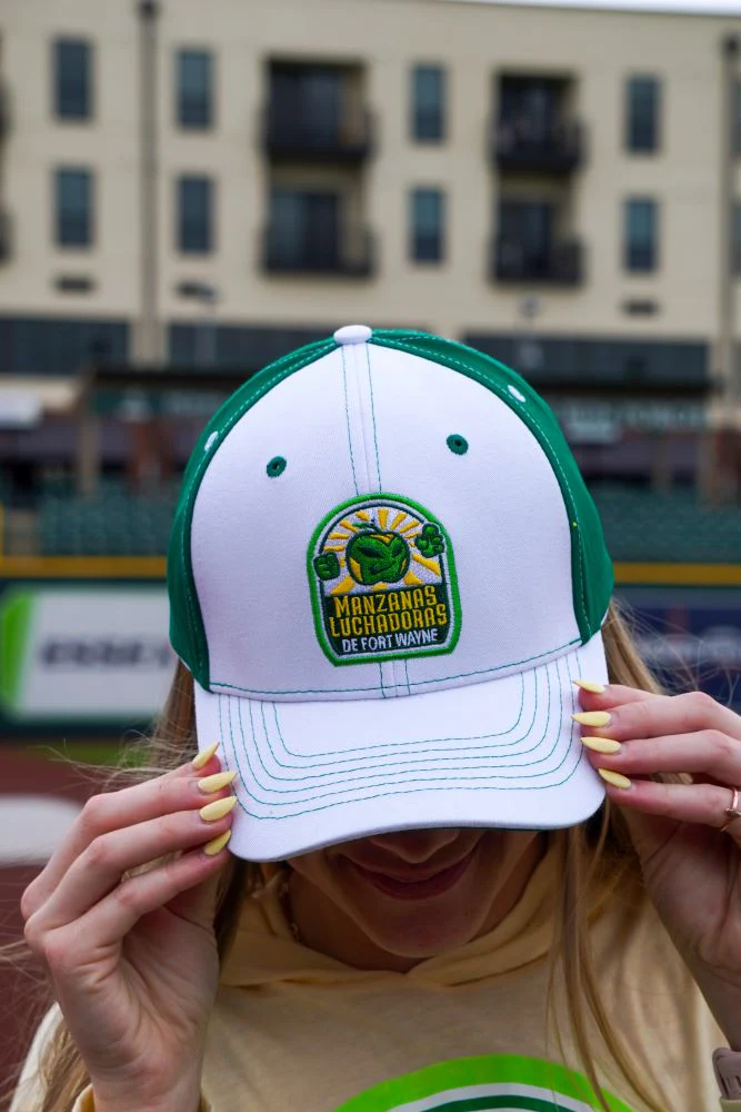 Fort Wayne Manzanas Luchadoras Edson Green Cap - Image 2