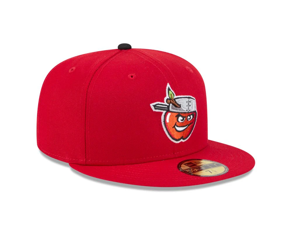 Fort Wayne TinCaps 2025 On-Field: 59FIFTY Alternate Red Cap - Image 3
