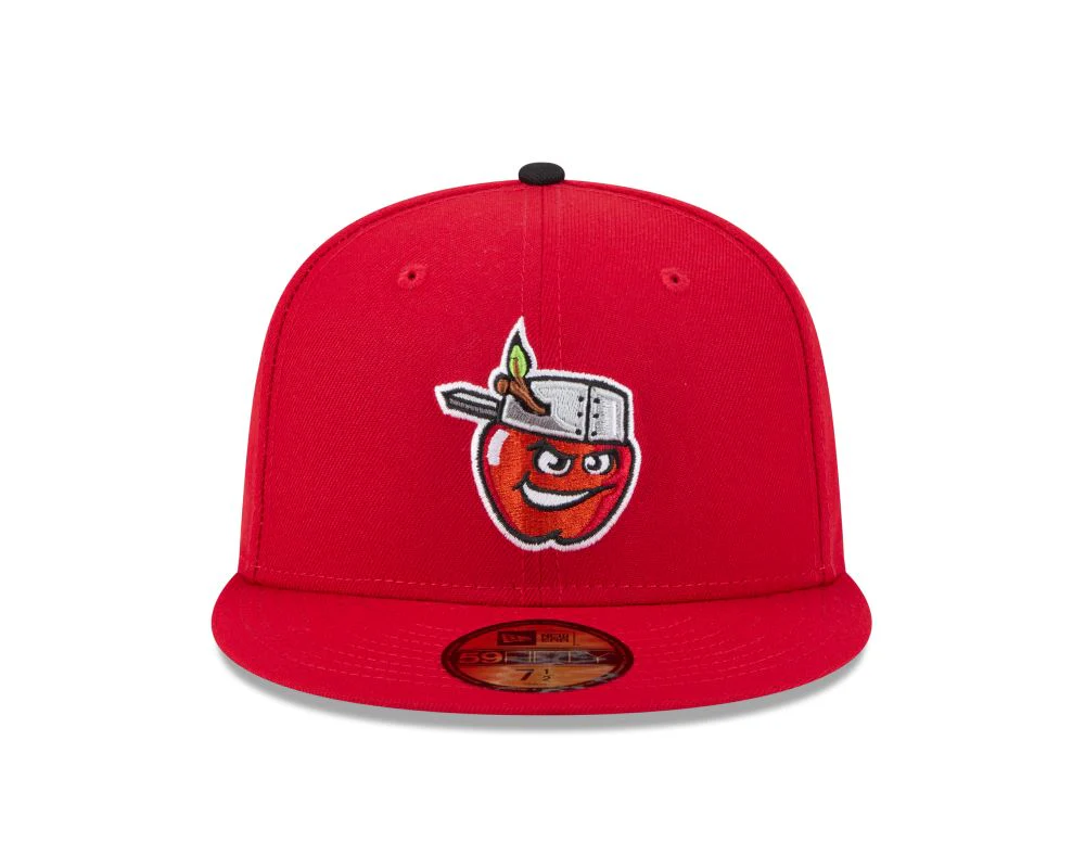 Fort Wayne TinCaps 2025 On-Field: 59FIFTY Alternate Red Cap - Image 4