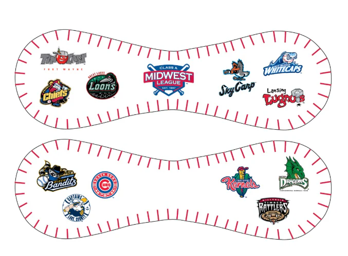 Fort Wayne TinCaps 2026 MW League Logo Ball - Image 3