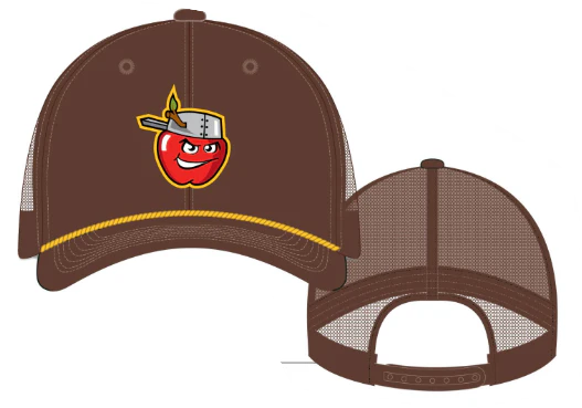 Fort Wayne TinCaps Athletic Brown Rope Mesh Cap