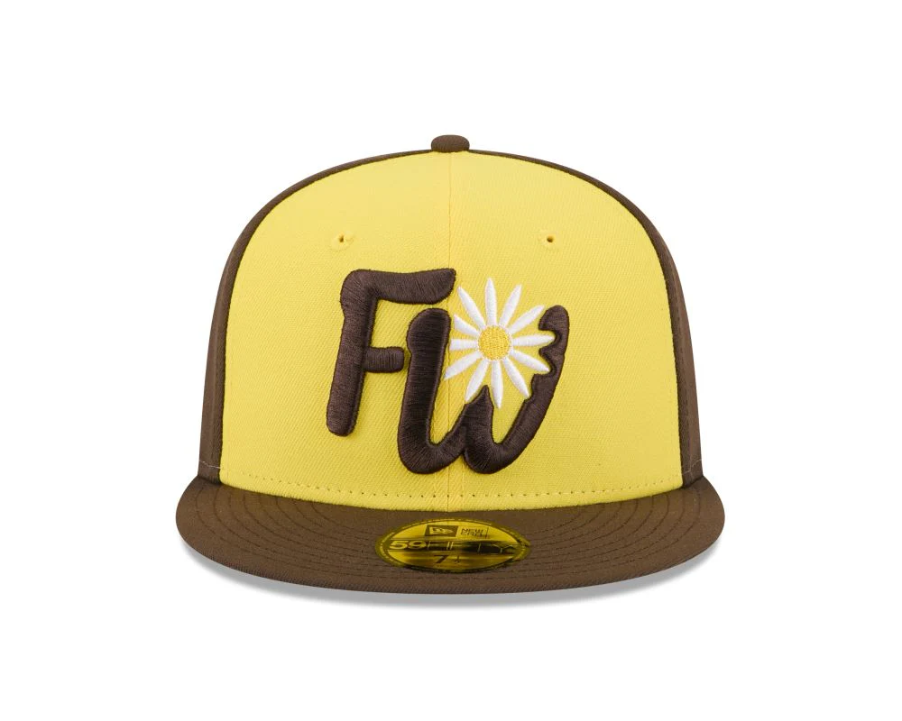 Fort Wayne Daisies 2025 On-Field: 59FIFTY Brown Cap - Image 3