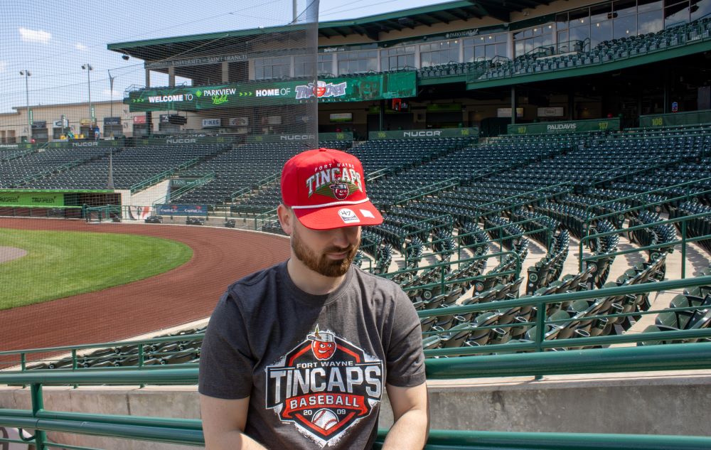 Fort Wayne TinCaps Irving Charcoal Tee - Image 2