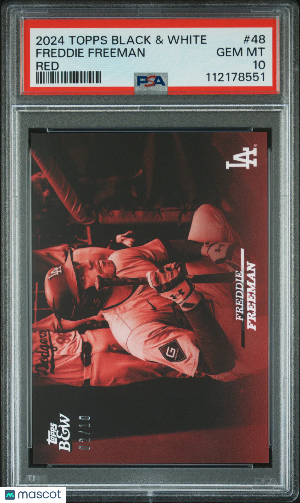 Freddie Freeman 2024 Topps Black And White #48 Re