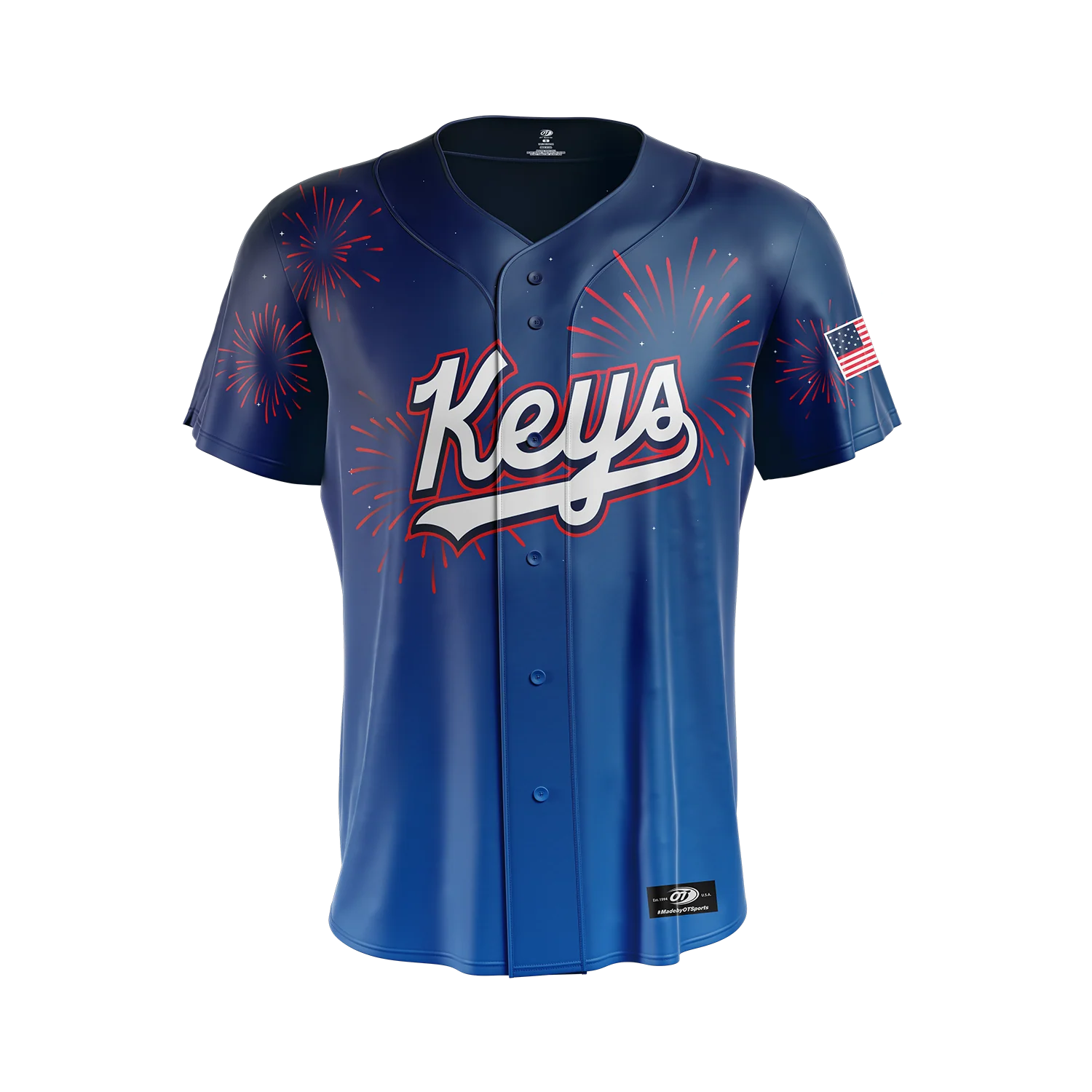 Frederick Keys ADULT ALT 1 Jersey FIREWORKS
