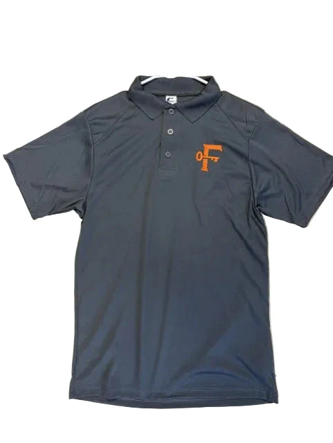 Frederick Keys ADULT F Logo POLO GRAY