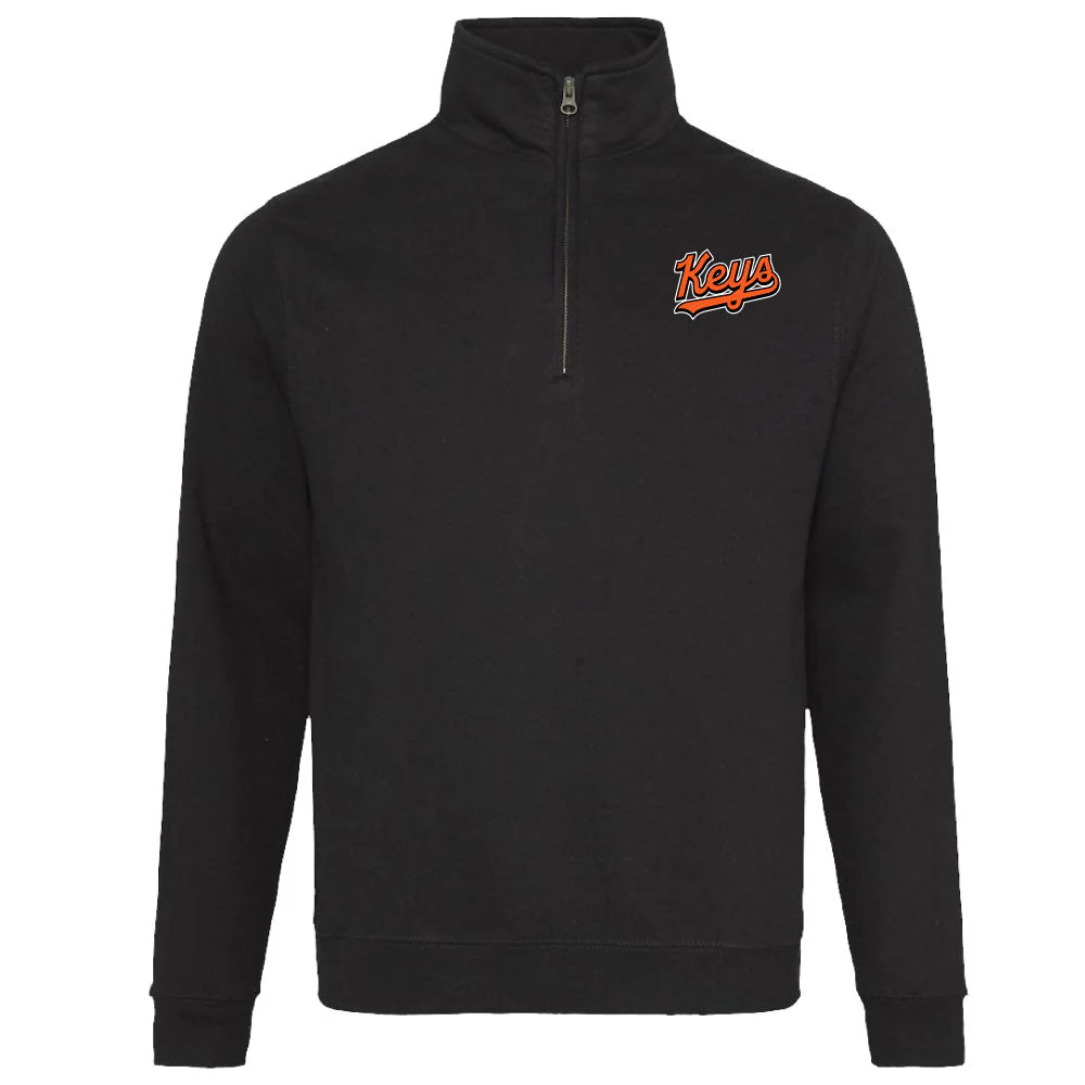 Frederick Keys ADULT Keys 1/4 Sweatshirt BLACK