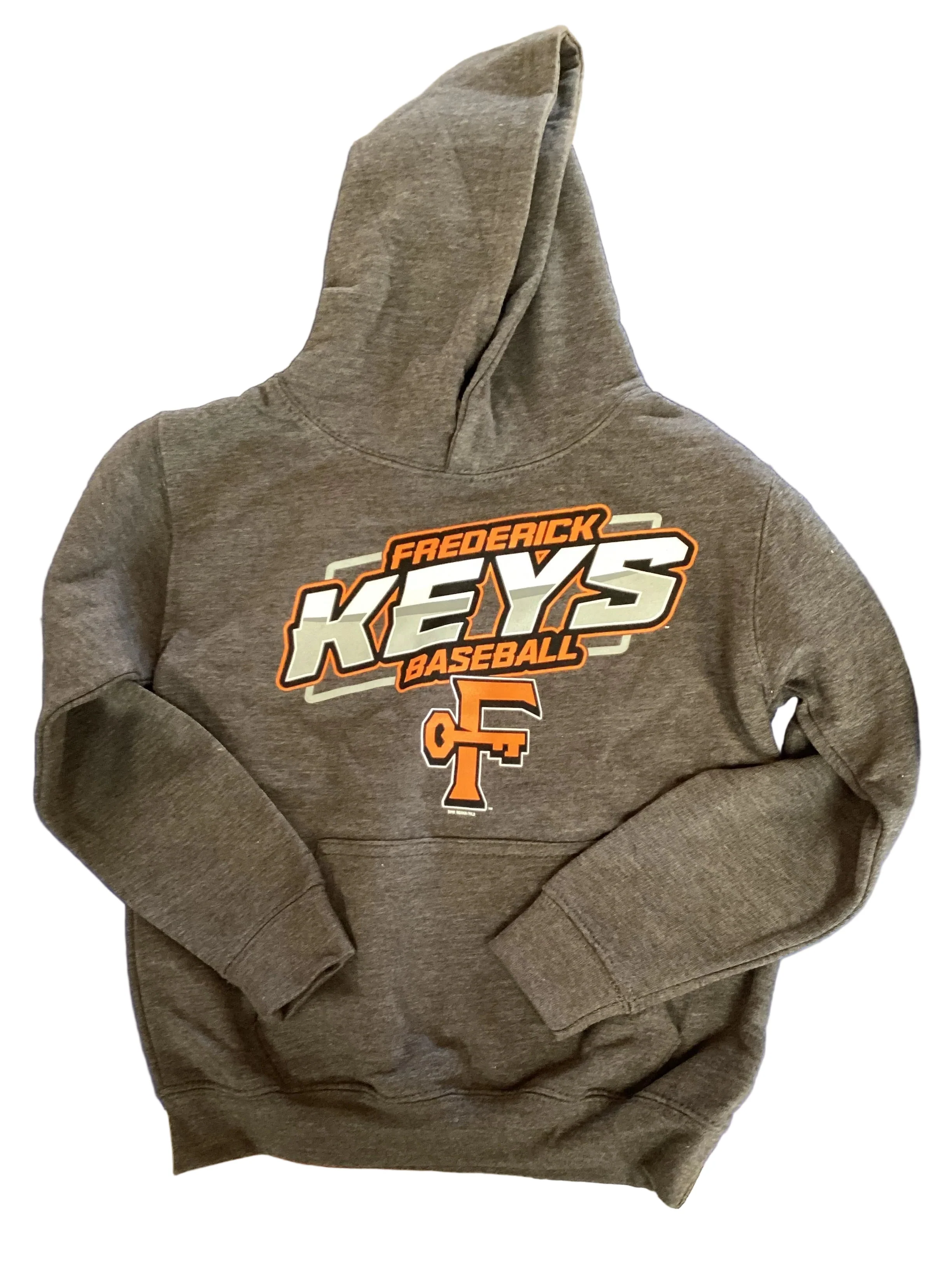 Frederick Keys YOUTH hooded Sweatshirt ASH GRAY