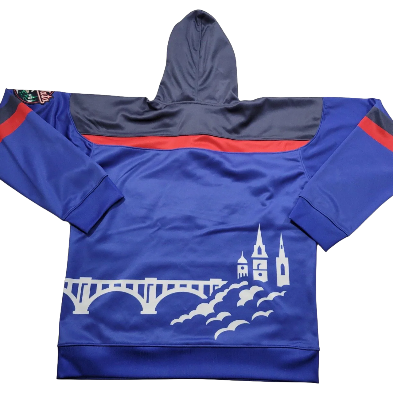 Official League Blue Hockey Hoodie - Image 2