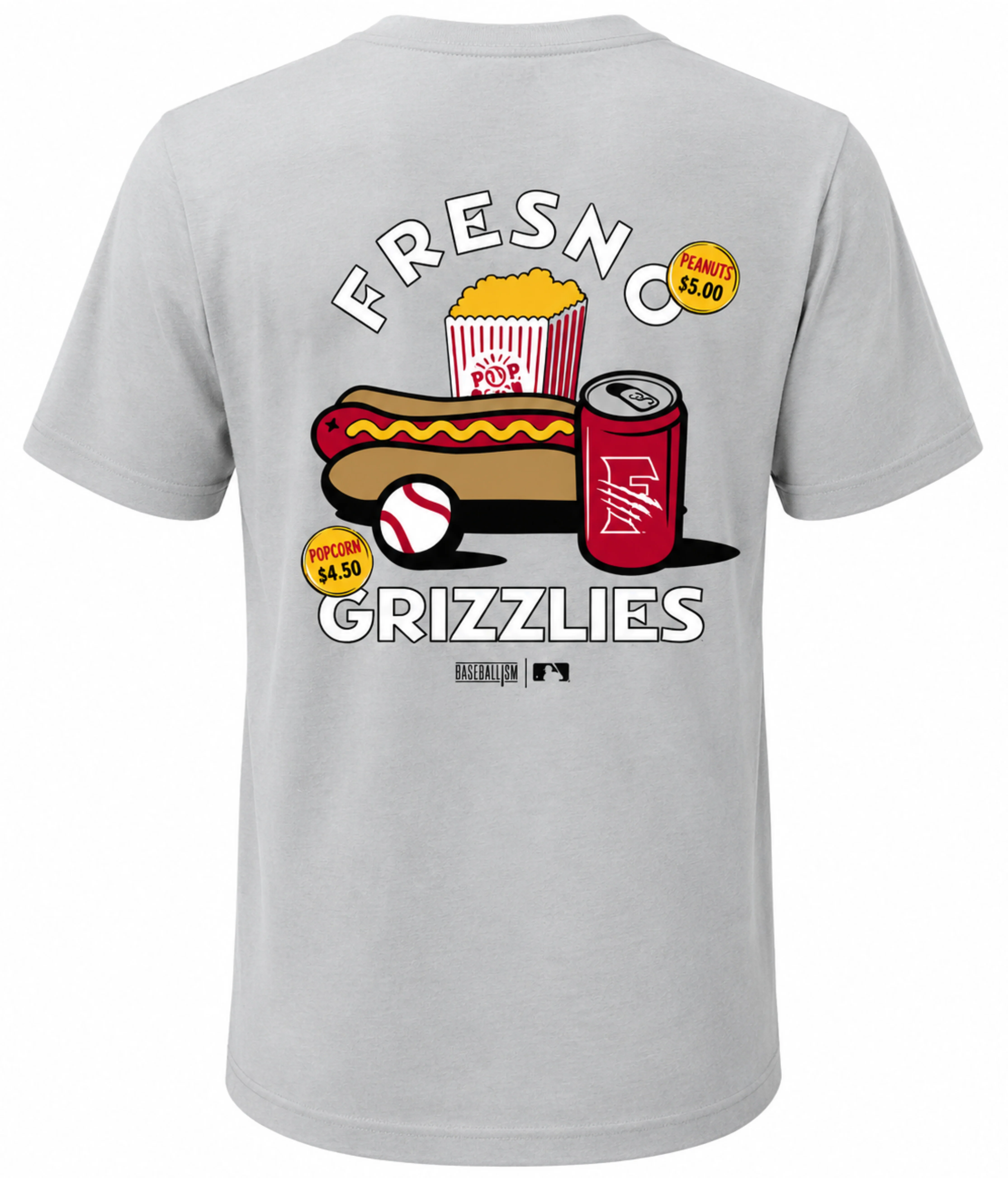 Fresno Grizzlies Ballpark Food Tee - Image 2