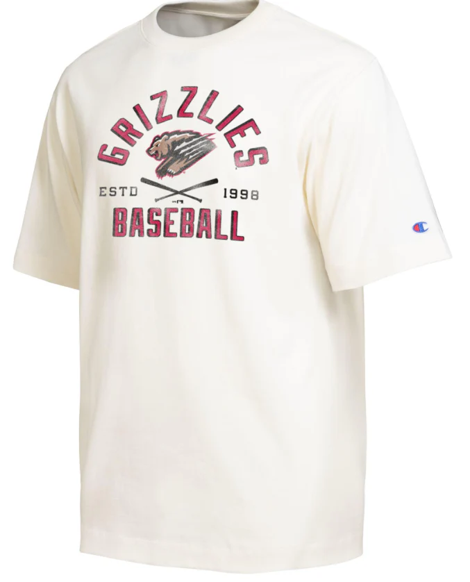 Fresno Grizzlies Cream Tradition Champion Tee