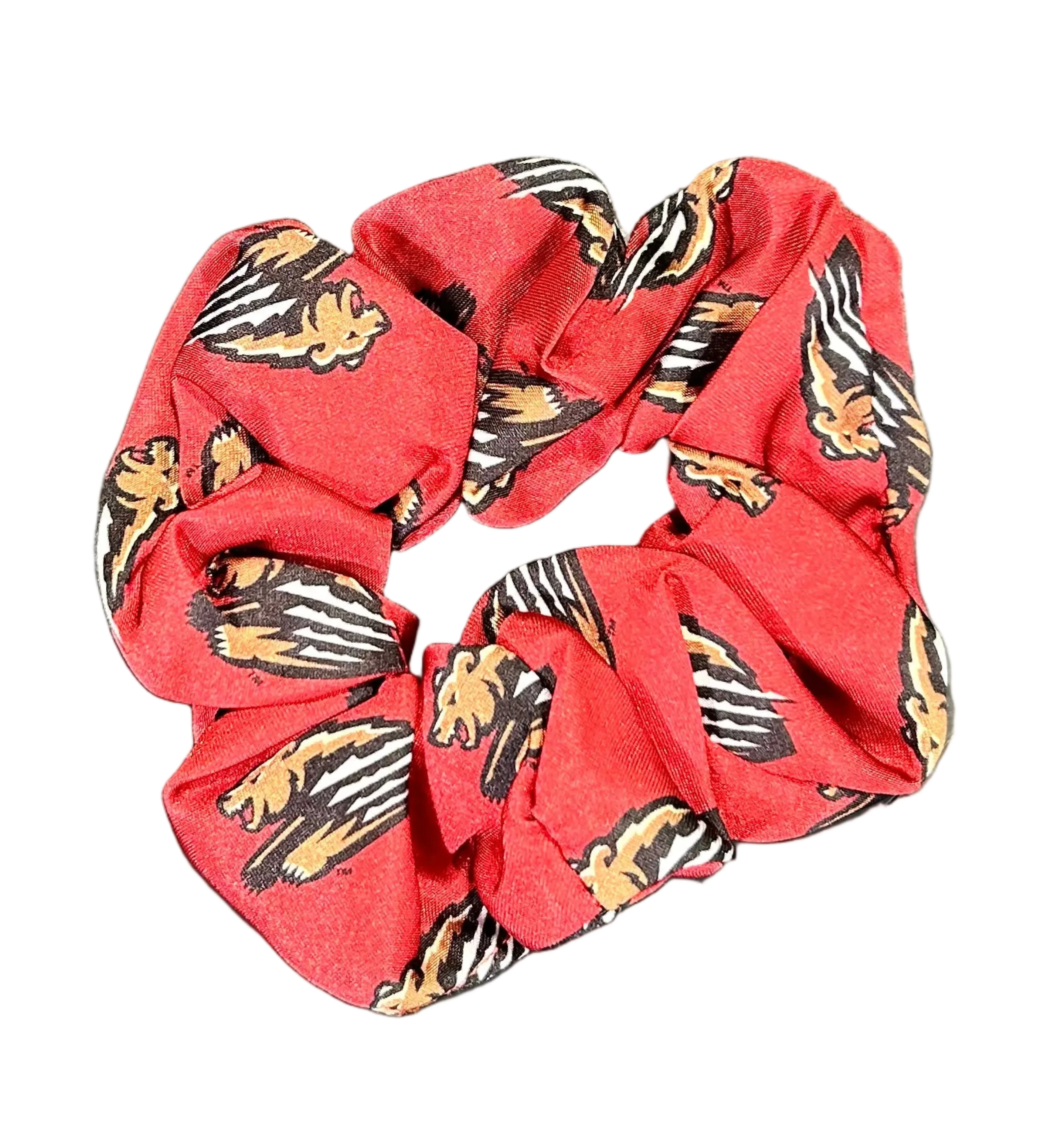 Fresno Grizzlies Red Hair Scrunchie