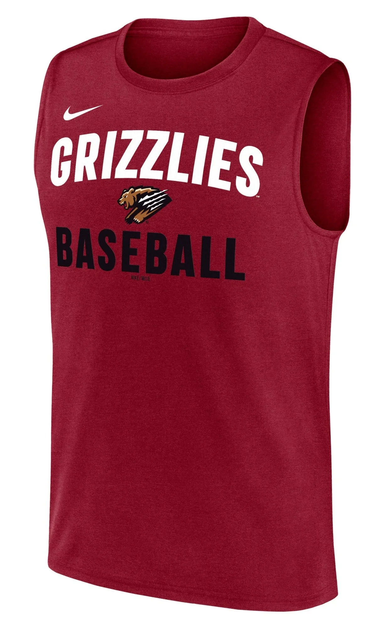 Fresno Grizzlies Red Nike Dri-Fit Legend Tank