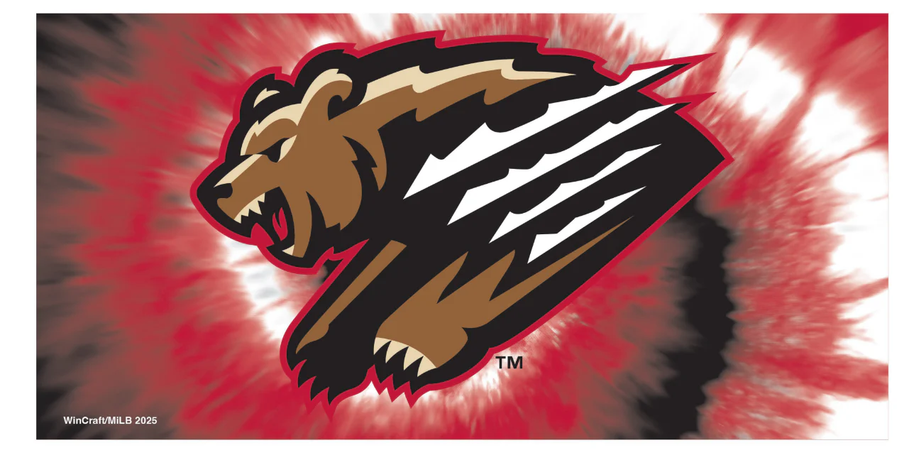 Fresno Grizzlies Tie Dye Beach Towel