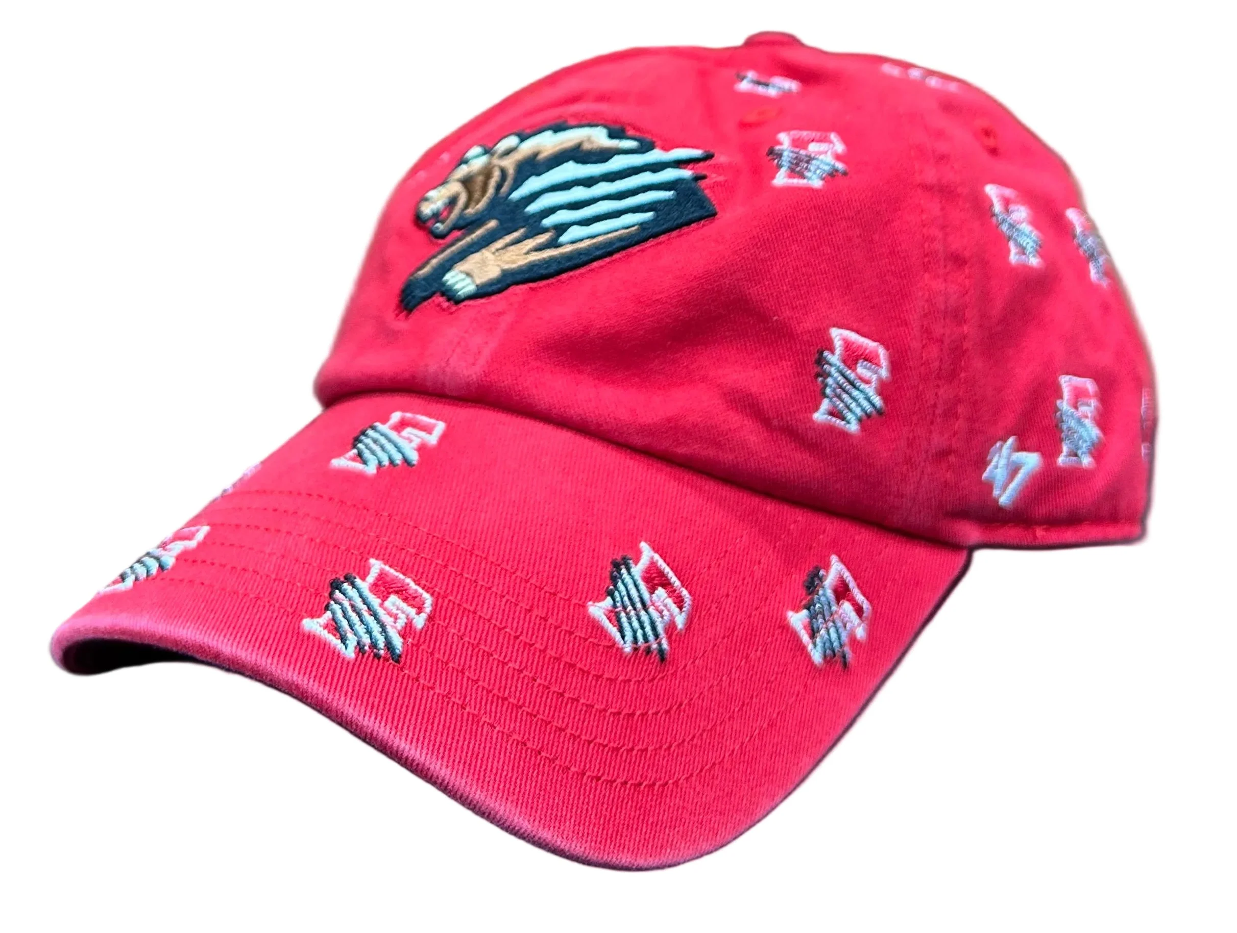 Fresno Grizzlies Women's Red Confetti Clean Up Adj