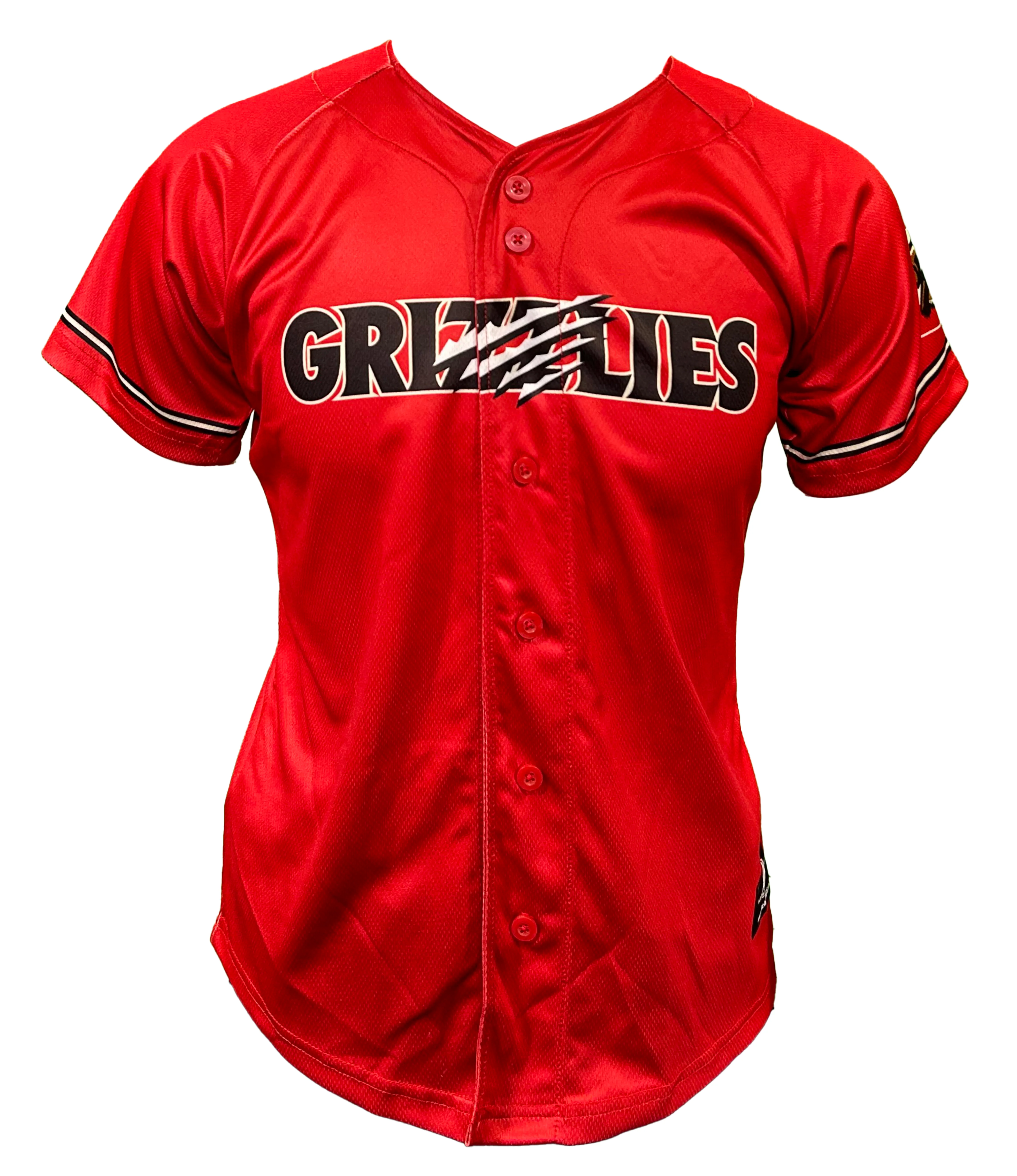 Fresno Grizzlies Youth Red Home Replica Jersey