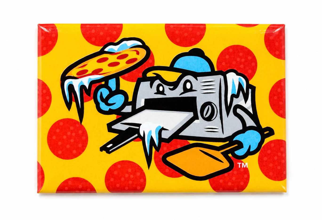 Frozen Pizzas Magnet