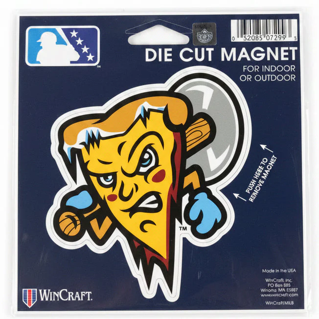 Frozen Pizzas Slice Die Cut Magnet