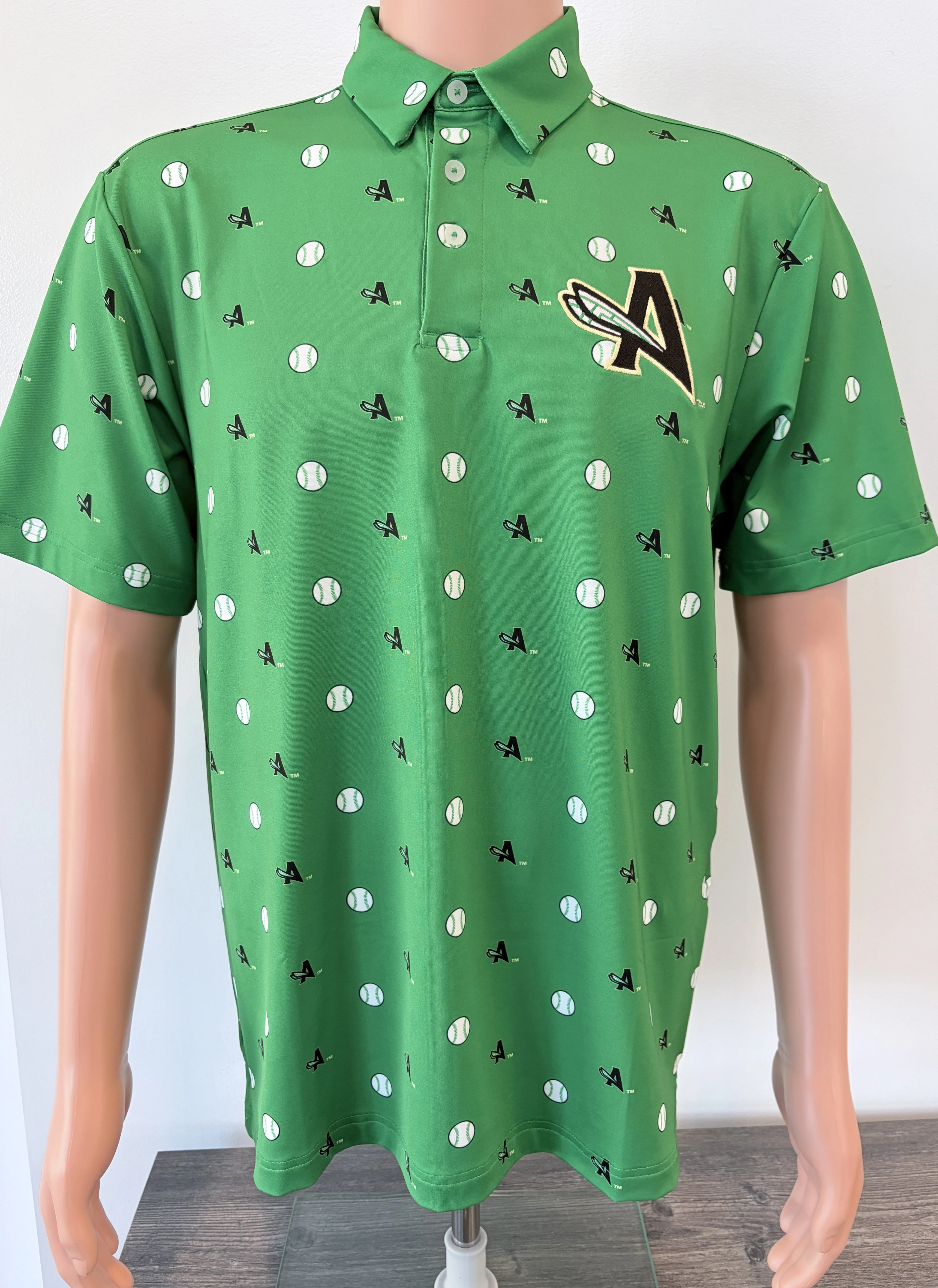Augusta GreenJackets Game Day All-Over Polo