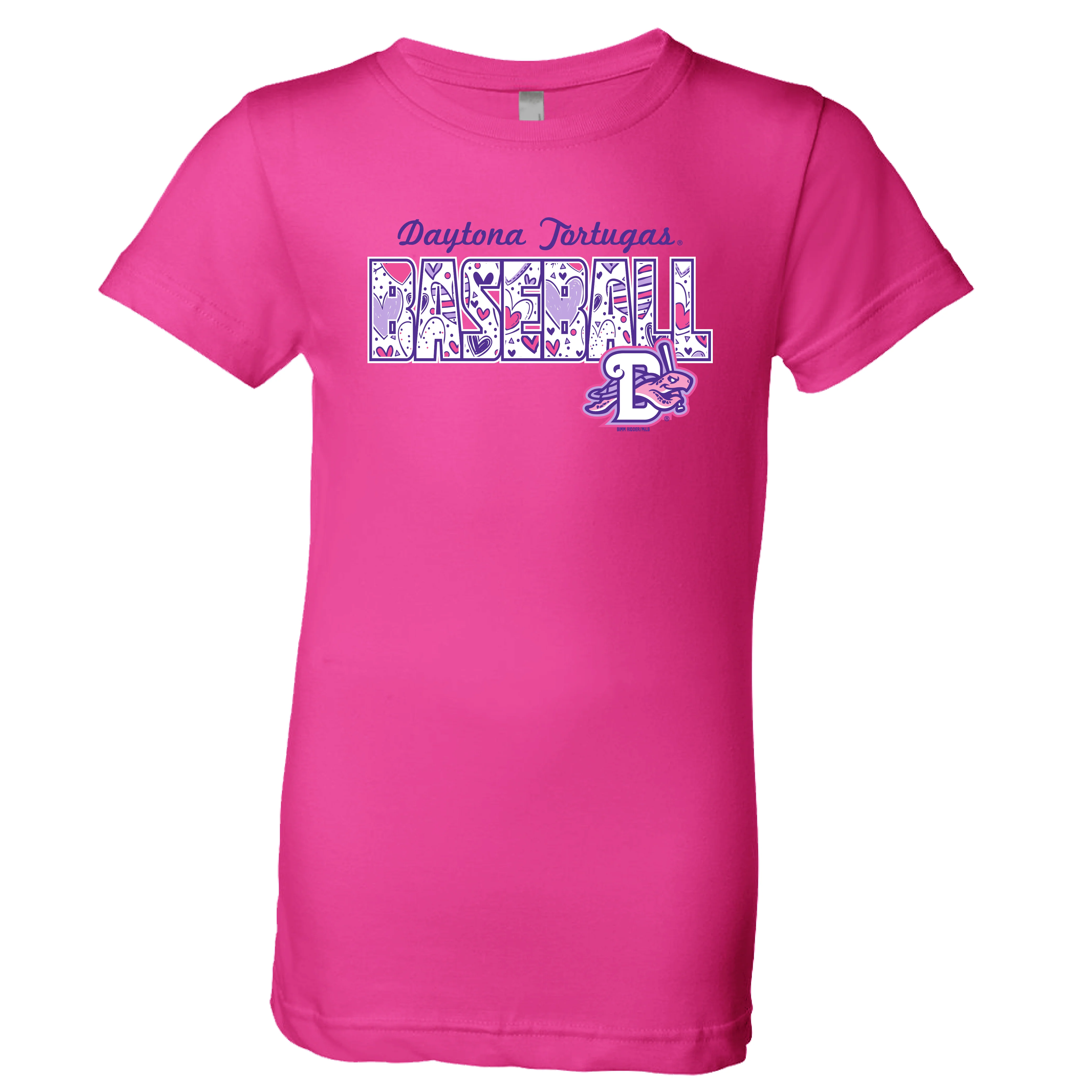 GIRLS HOT PINK TEE