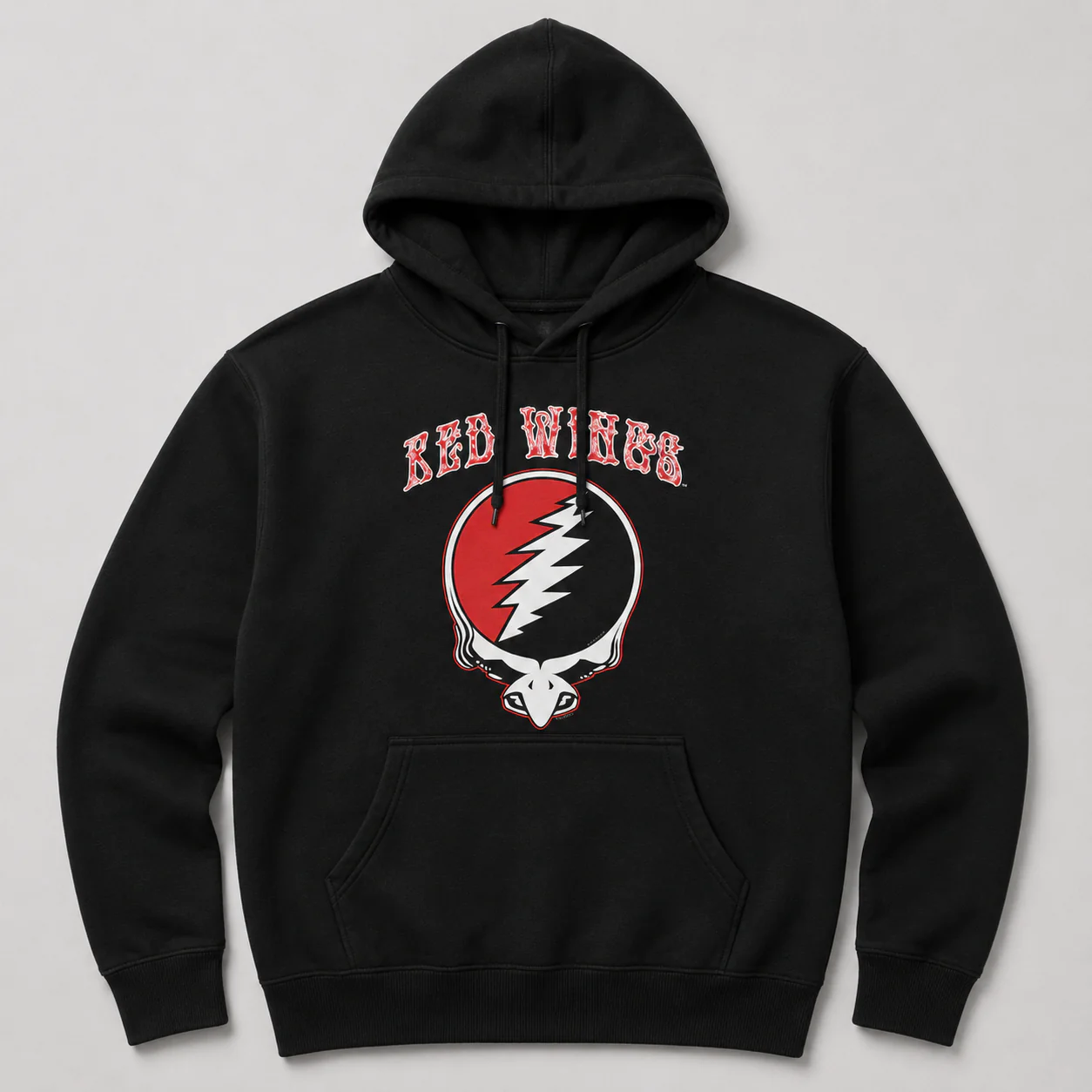 Grateful Red Wings Hoodie