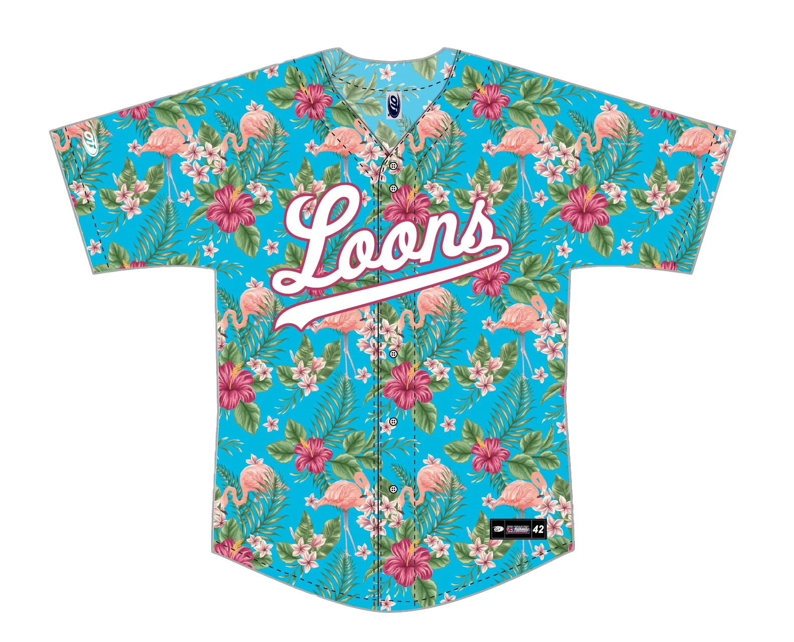 Great Lakes Loons Adult Margaritaville Replica Jerseys