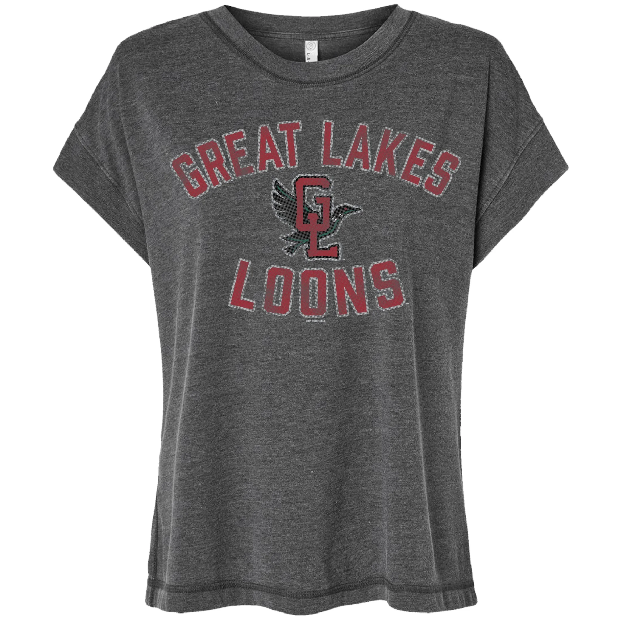 Great Lakes Loons Bimm Ridder Relaxed Vintage Wash Tee - Womens